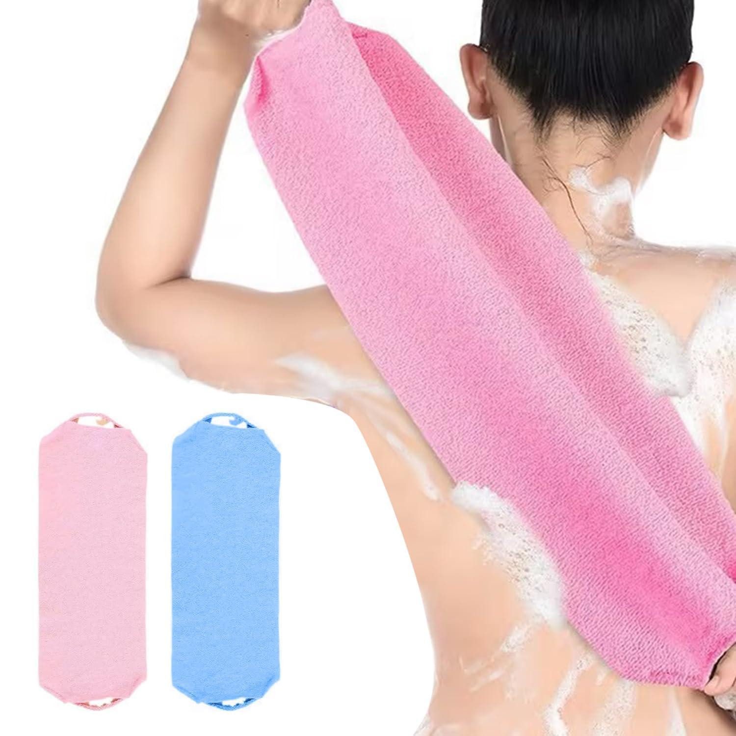 LuxusKollektion Körperbürste Rückenschrubber Dusche 2er-Set