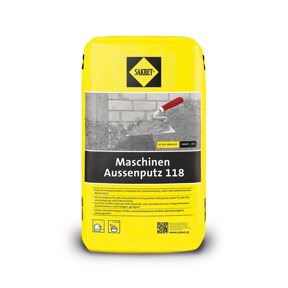 Sakret Mörtel SAKRET Maschinen-Aussenputz Kalk-Zement-Putz MAP günstig online kaufen
