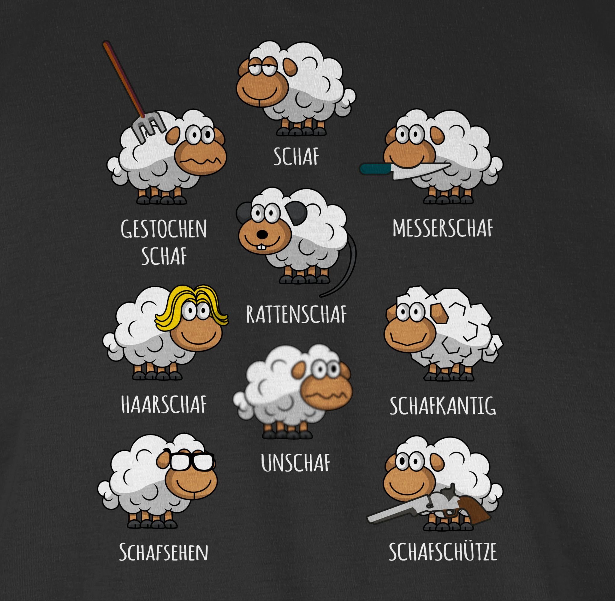 Shirtracer Rundhalsshirt Schafe Schäfchen Schäfer Schaf günstig online kaufen