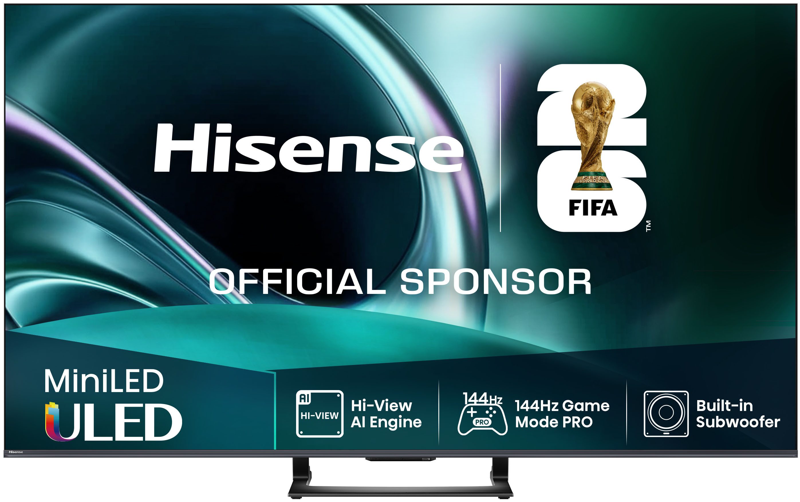 Hisense 55U7Q QLED Mini LED-Fernseher (139 cm/55 Zoll, 4K Ultra HD, Smart-TV, 4K UHD Mini LED)