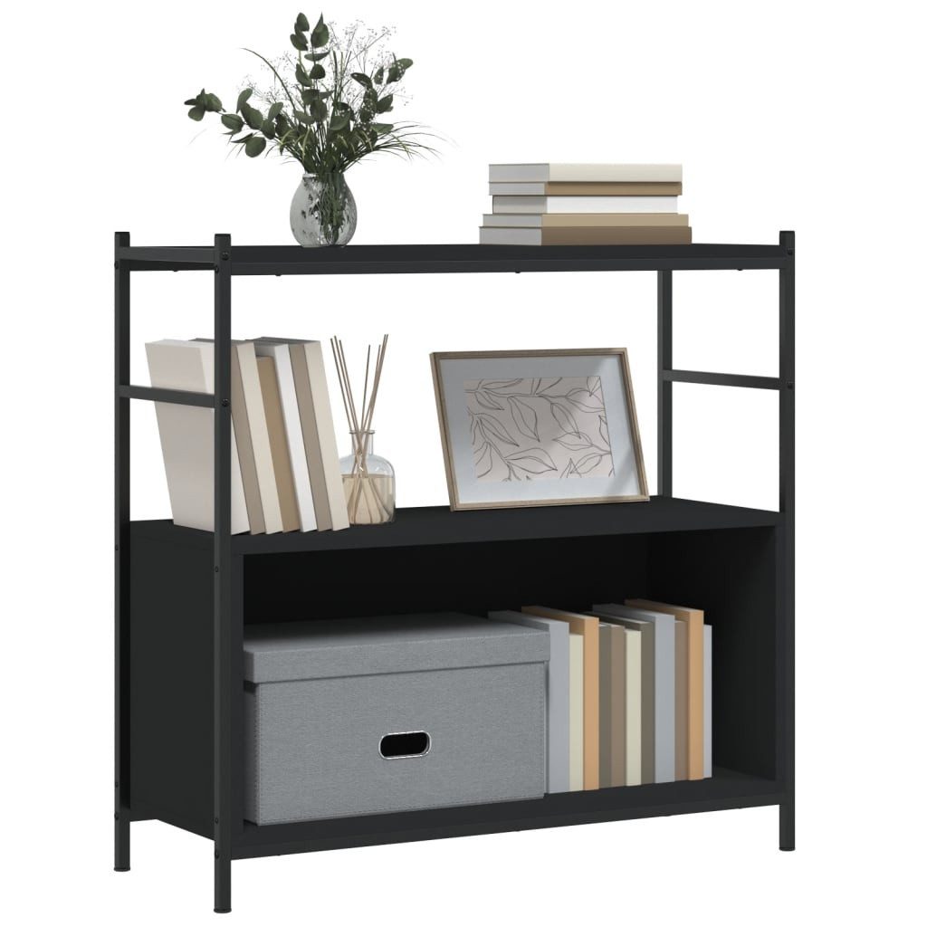 vidaXL Bücherregal Bücherregal Schwarz 80x30x78,5 cm günstig online kaufen