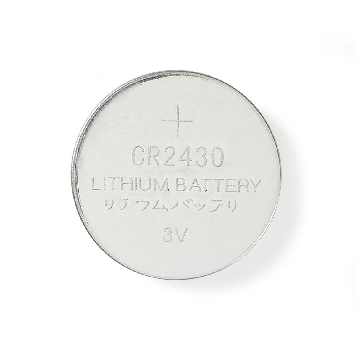 Nedis BALCR24305BL Batterie, (5 St), Lithium, langlebig, für Fernbedienungen, Armbanduhren, vielseitig