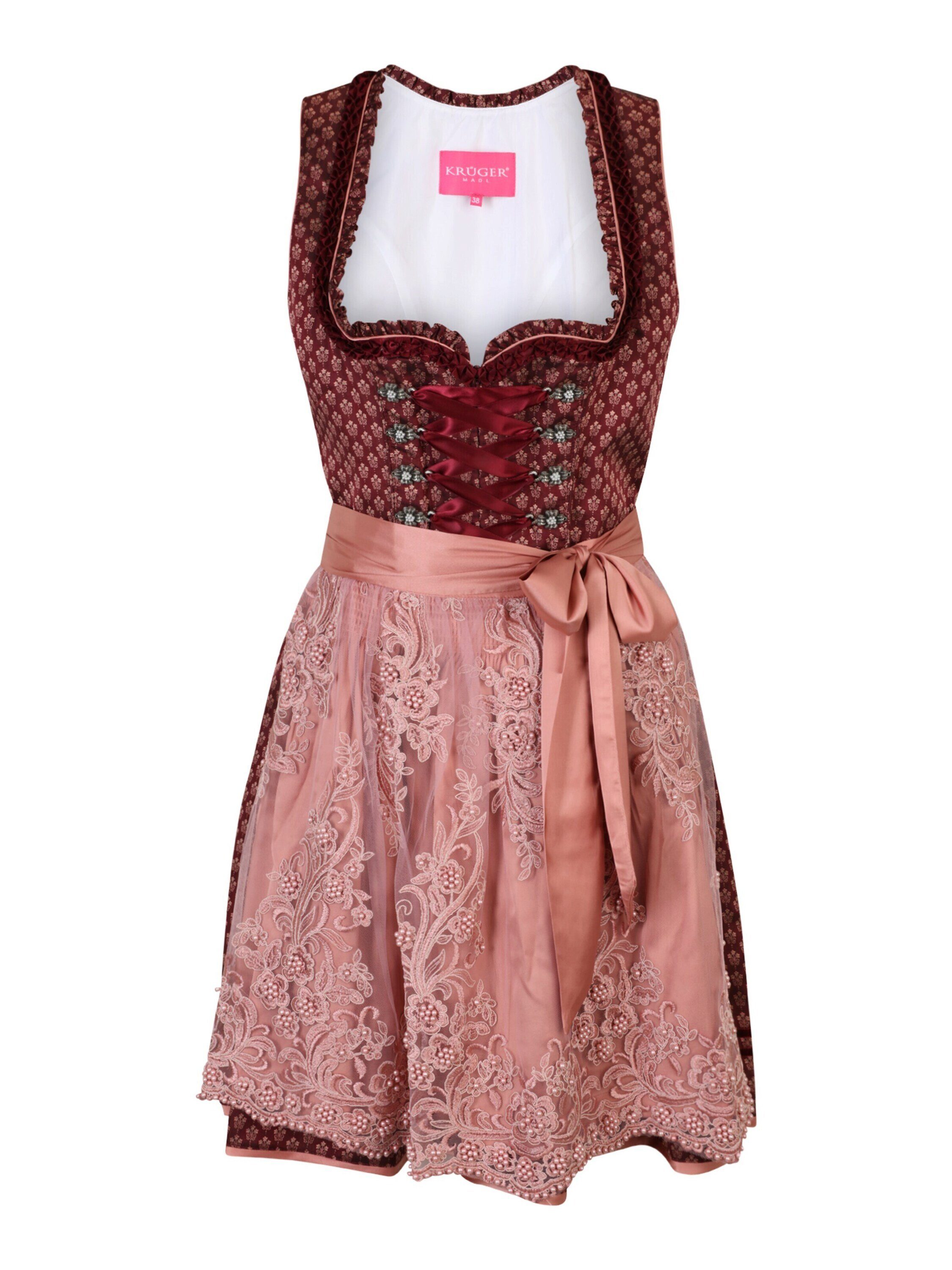 Krüger Madl Dirndl (1-tlg) Drapiert/gerafft