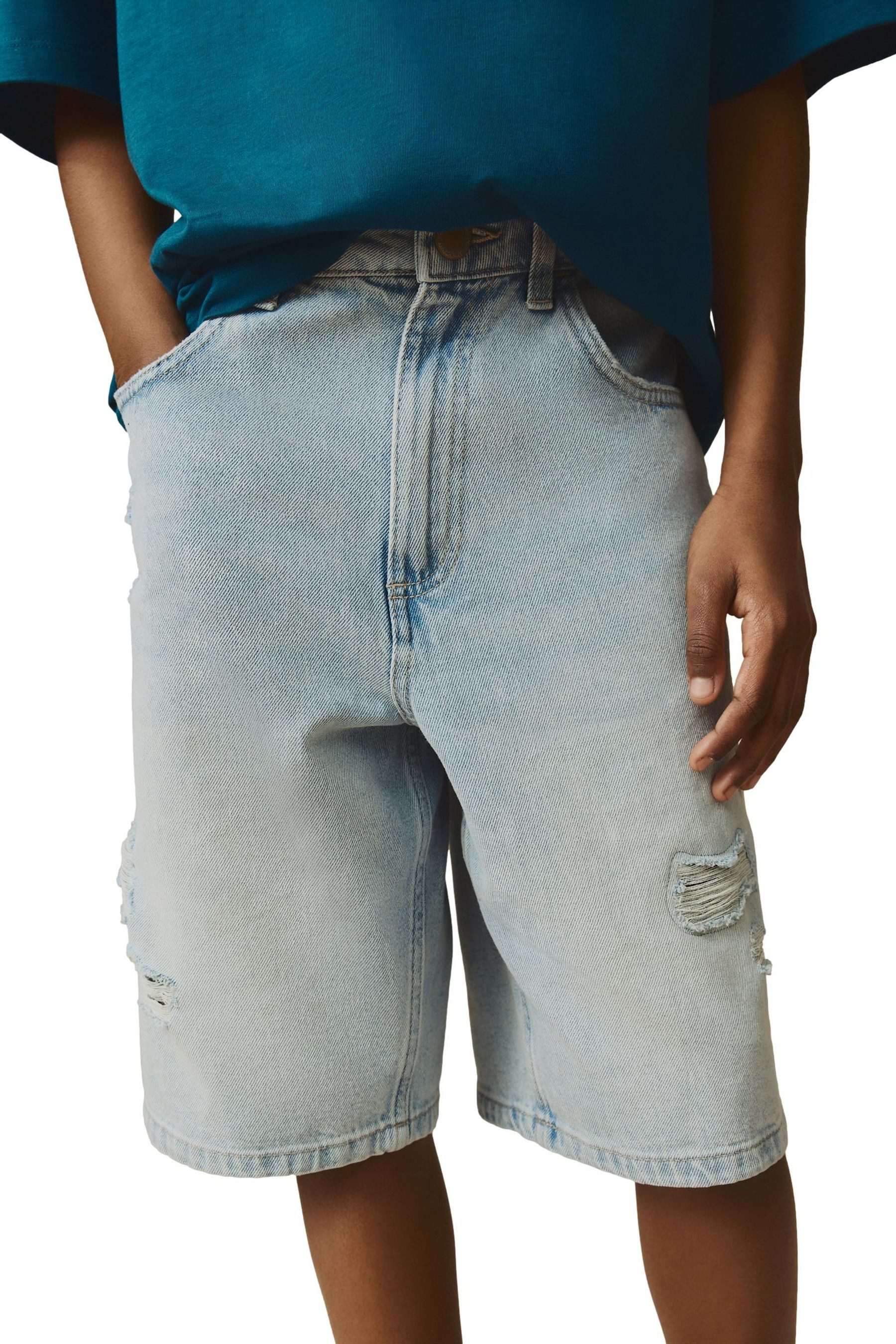 Next Jeansshorts Authentische, weite Denim-Shorts aus günstig online kaufen