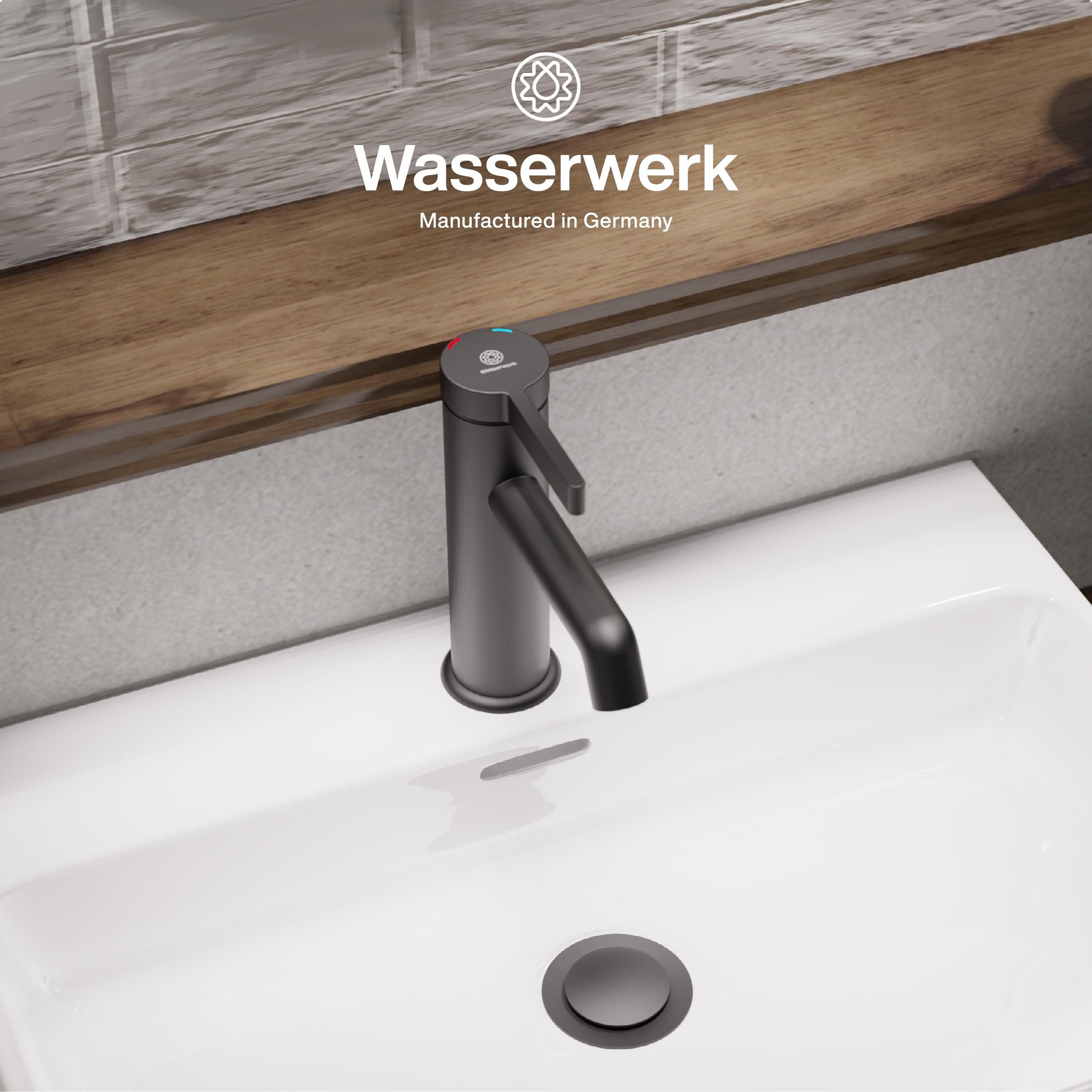 WASSERWERK Waschtischarmatur WT 11 inkl. Popup, wassersparend
