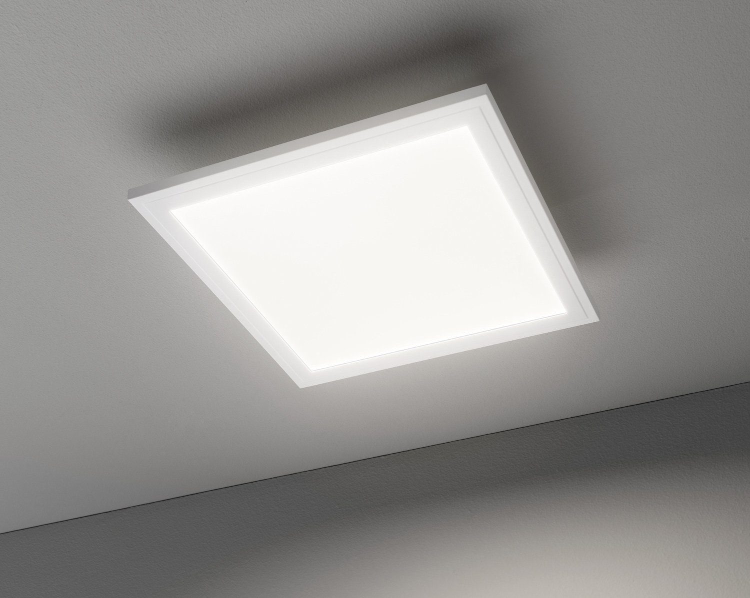 LED casa B Farbtemperatur, x SINA T CCT, 1-flammig, LED Warmweiß, cm, Fernbedienung, fest Deckenleuchte Deckenlampe LED Aluminium, Kunststoffschirm, 45 integriert, Anpassung mit Tageslichtweiß, der NOVA Weiß, Neutralweiß, 45