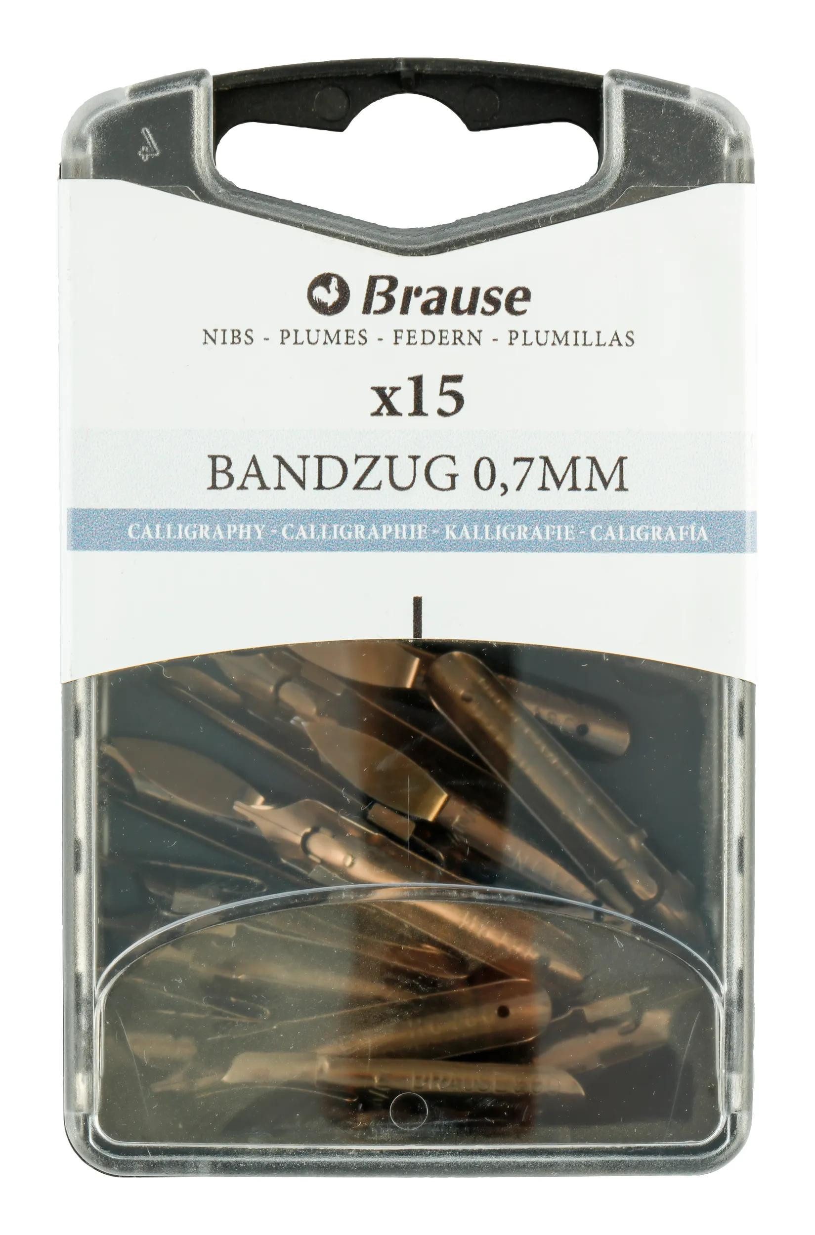 Kalligraphie-Stift Schachtel mit 15 Bandzugfedern 158007B