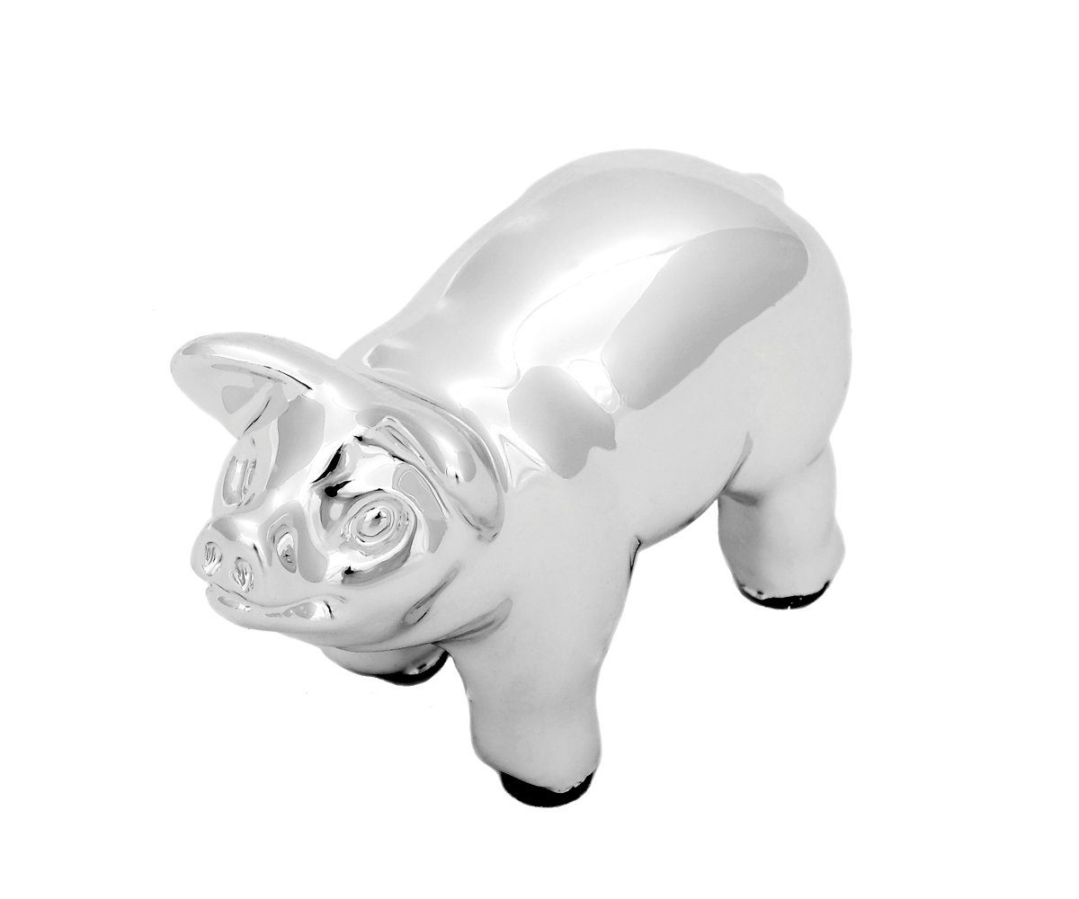 Talisman Glückschweinchen Metallfigurchen  auch für Setzkasten Schwein 