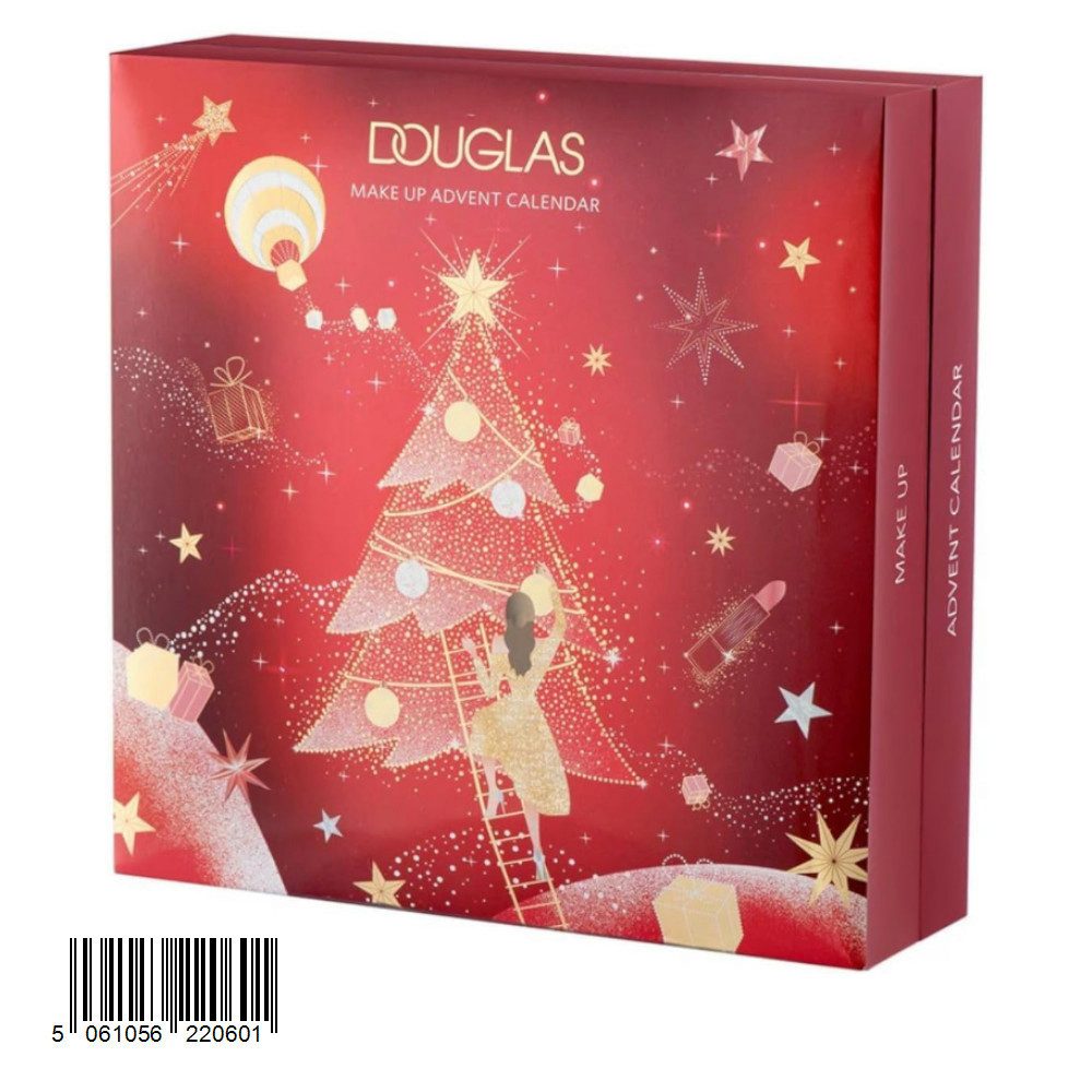 Douglas Adventskalender 2024 Rot: 24 Beauty Überraschungen für Damen, Make-Up & Pflege