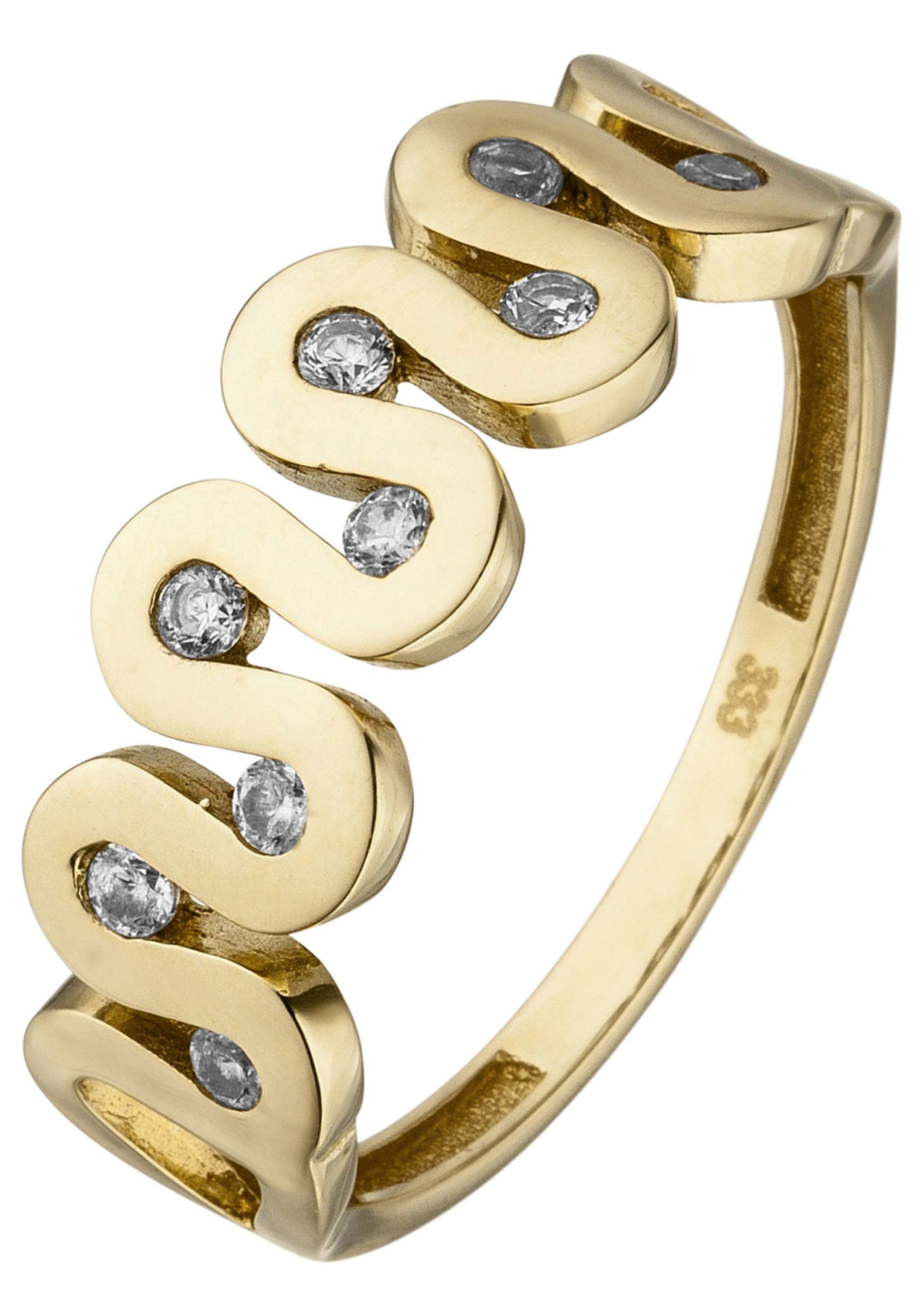 JOBO Fingerring, 333 Gold mit 9 günstig online kaufen