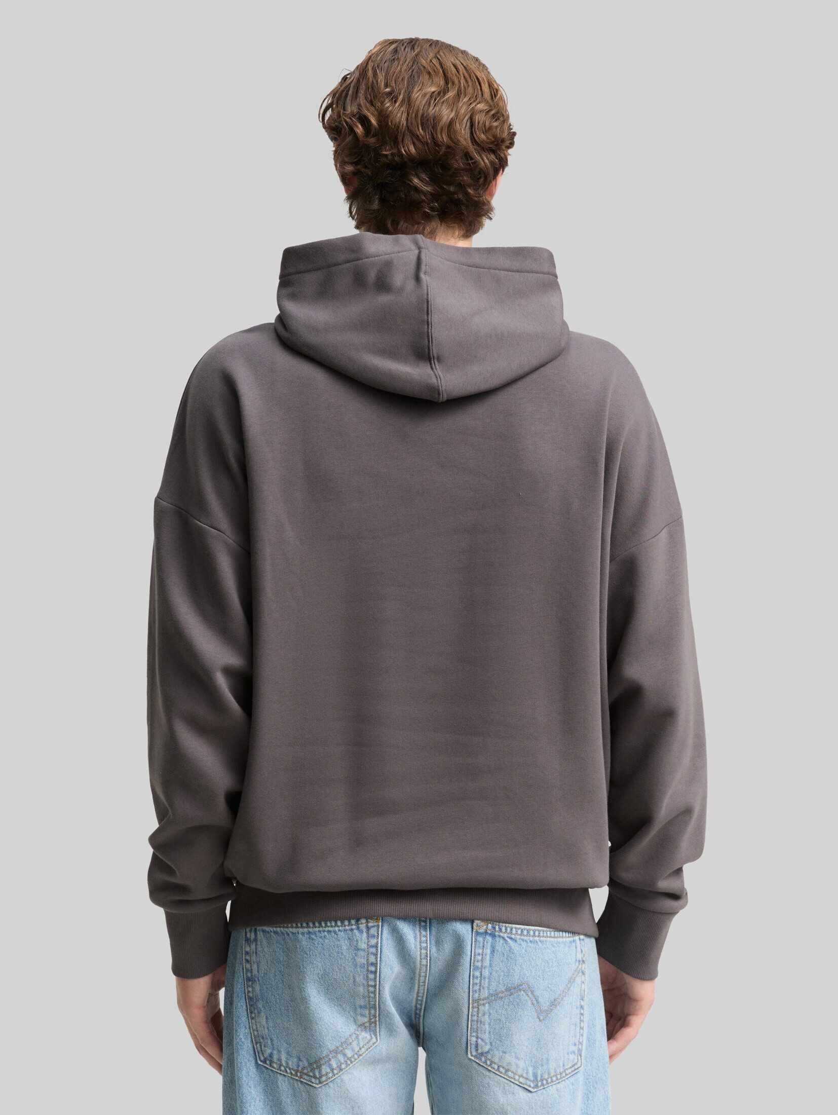 TOM TAILOR Denim Sweatshirt Strick & Sweatshirts Oversize Hoodie Sweatshirt mit Print