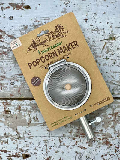 WestCraft Popcorn-Pfanne Kinder Popcorn-Maker Mais Popcornmaschine für Popcorn poppen, Camping, (1-tlg), Outdoor Lagerfeuer