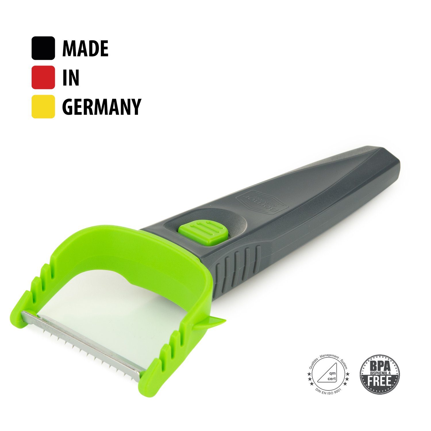 Grün 3er Spargelschäler Multi Börner Peeler Set