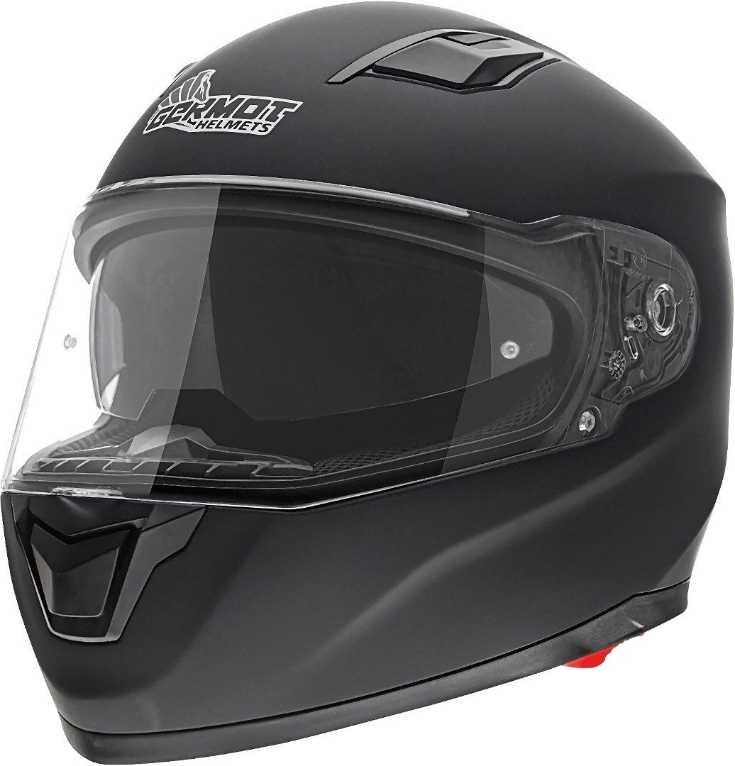 Germot Motorradhelm GM 330 Helm, integriertes Sonnenvisier