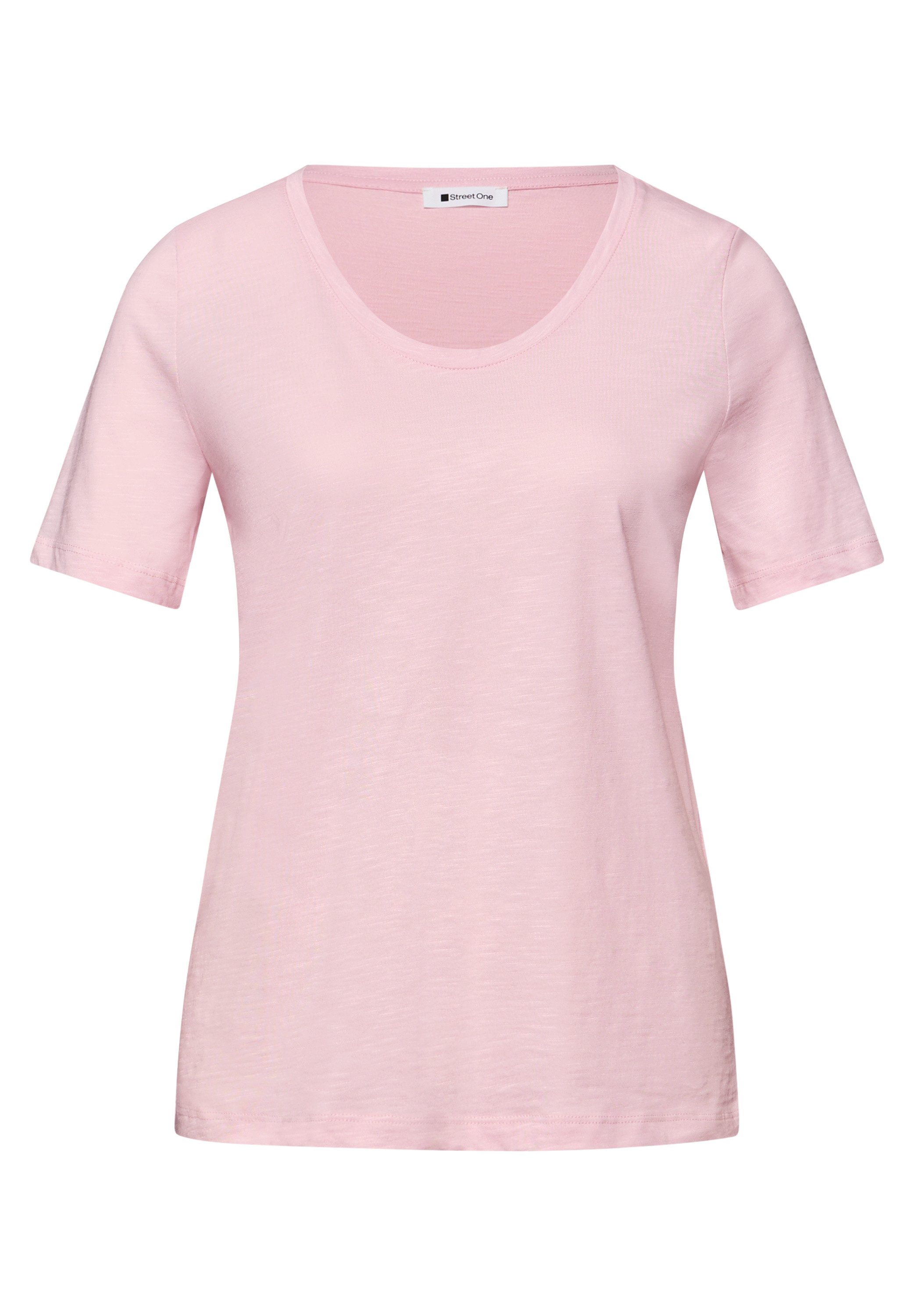 STREET ONE T-Shirt mit abgerundetem V-Ausschnitt – Bild 5 von 5