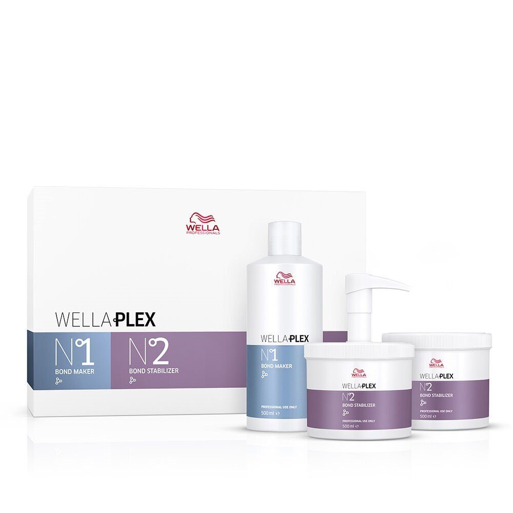 Haarpflege-Set Wellaplex Salon Kit No. 1 & 2 500 ml