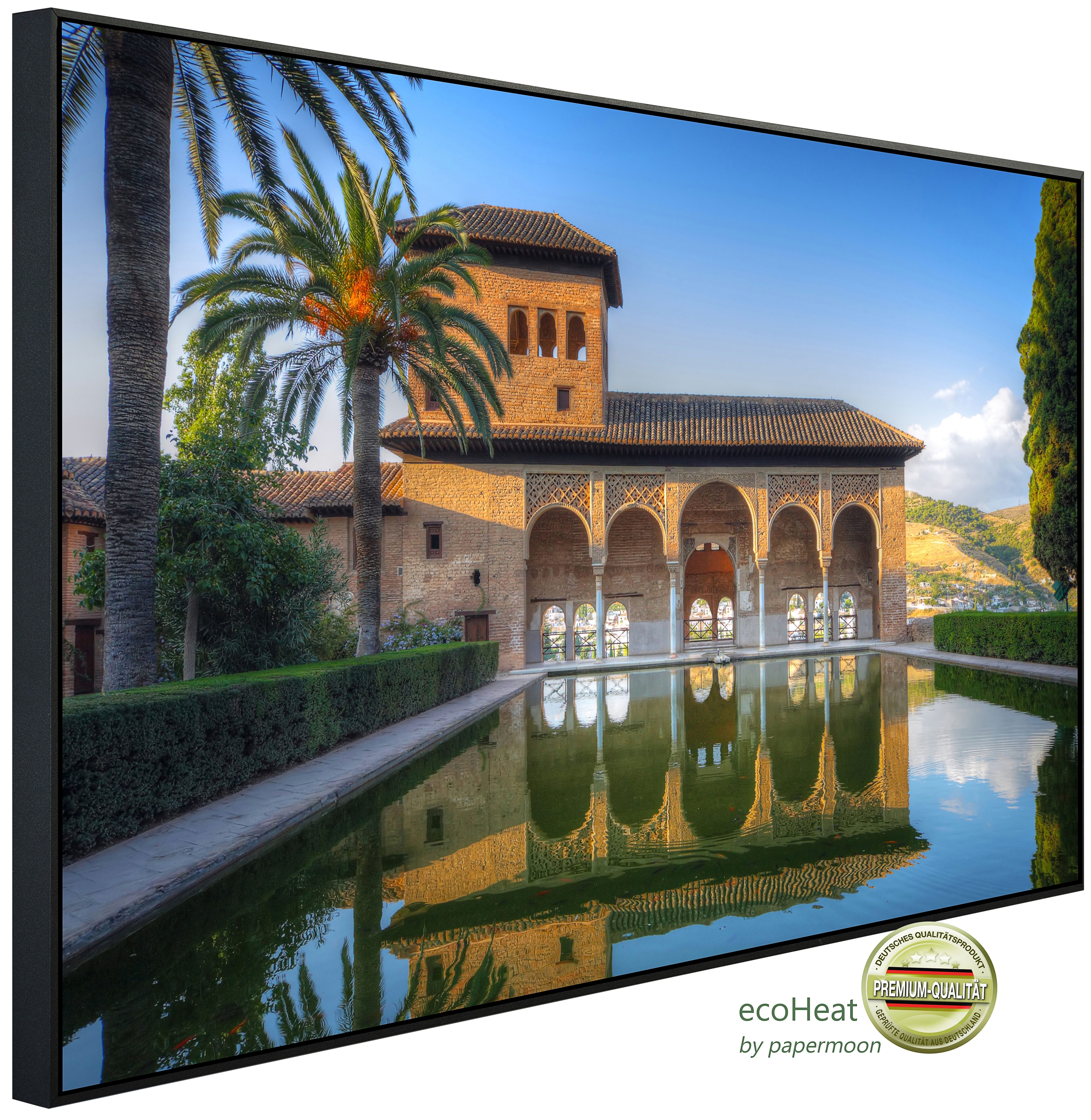 Papermoon Infrarotheizung INFRAROT-BILD-HEIZUNG, Granada Spanien, TÜV-Rheinland/GS zertifiziert, angenehme Strahlungswärme