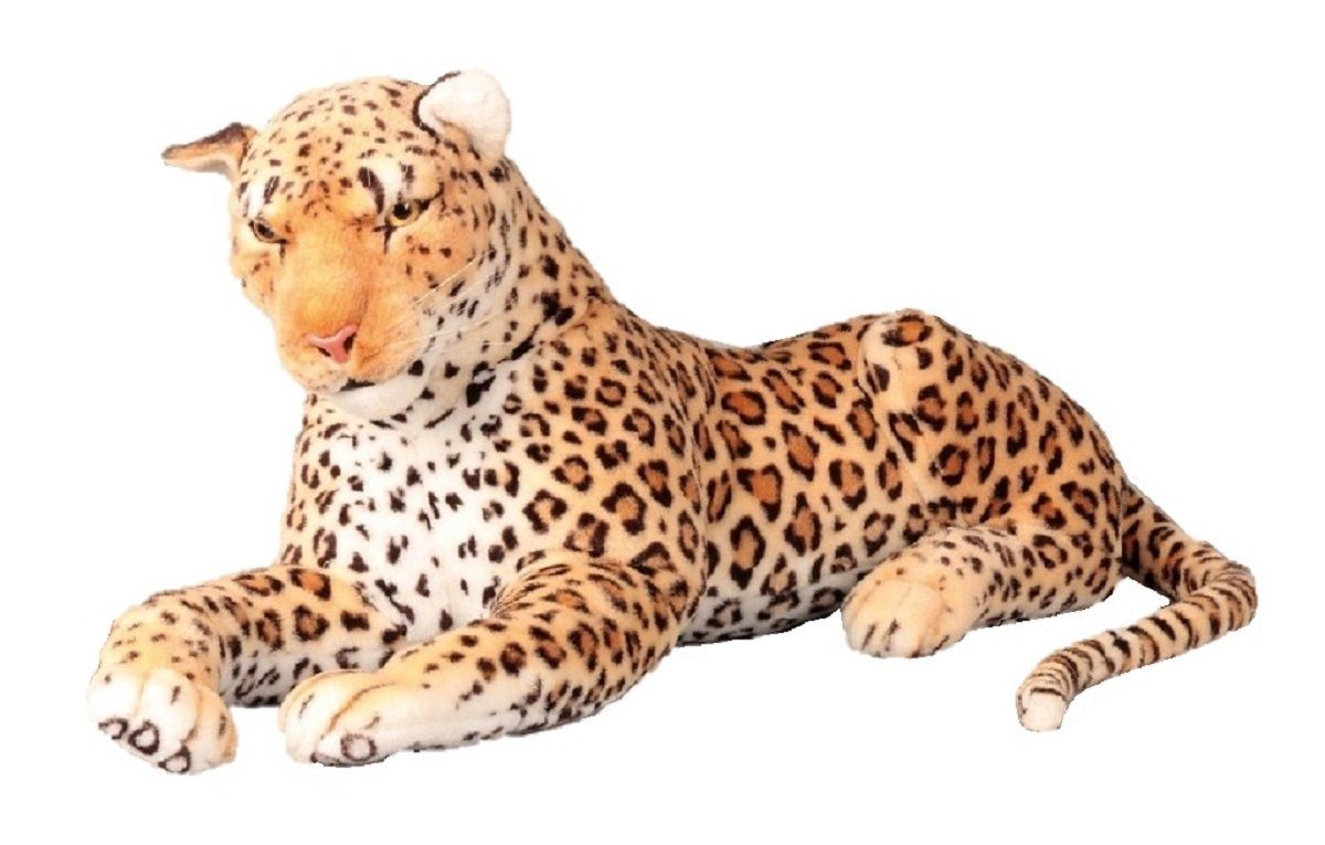 Geschenkestadl Plüschfigur XXL Plüschtier Leopard – Gesamtlänge 1,70m, Körp günstig online kaufen