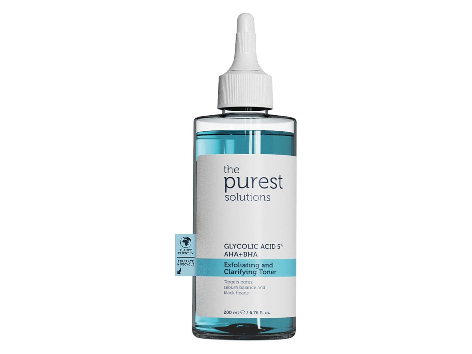 Toner Peeling&klärendes Gesichtswasser Glykolsäure 5% AHA+BHA Gleichgewicht