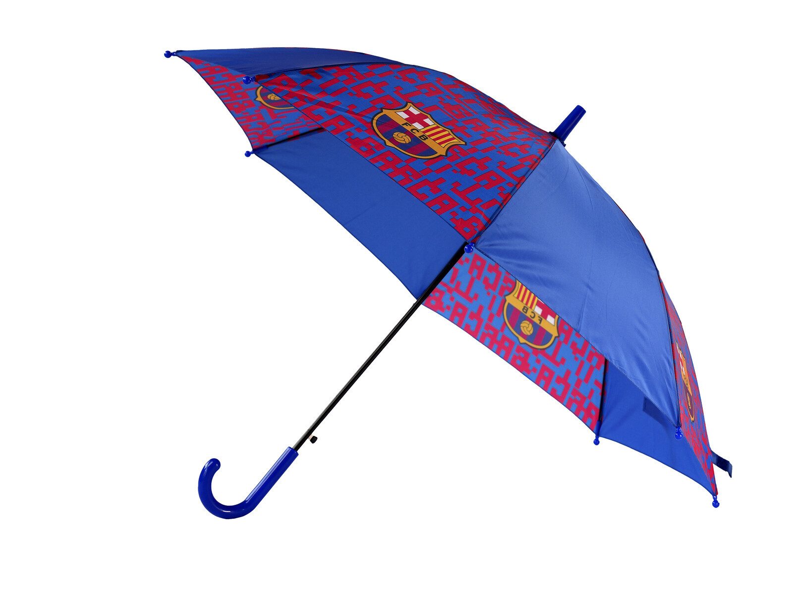 FC Barcelona Langregenschirm Automatik Regenschirm Ø 93 cm für Schule Freizeit Alltag