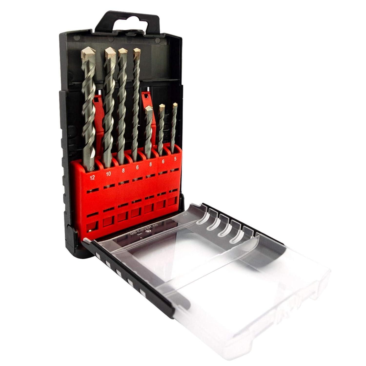 LuxusKollektion Hammerbohrer Hammerbohrer-Set SDS-Plus 7-tlg Hartmetallspit günstig online kaufen