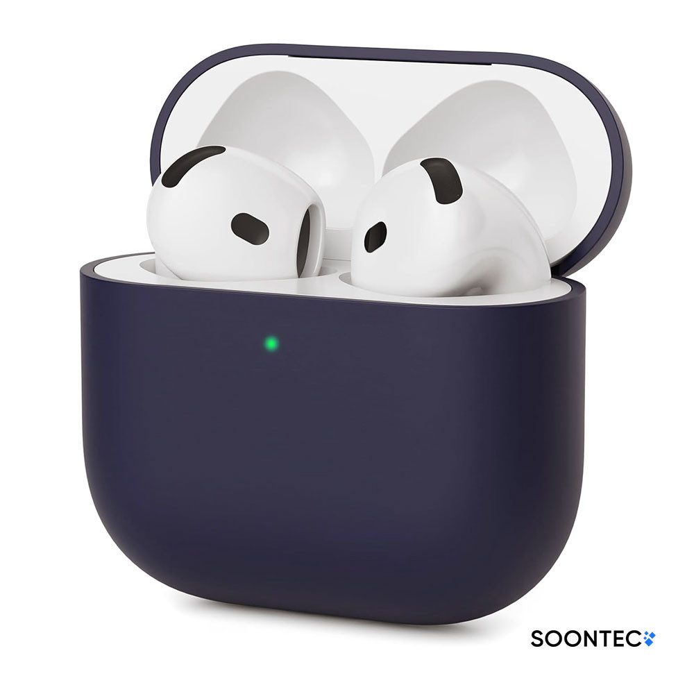 SOONTEC Kopfhörer-Schutzhülle AirPods 4 Case, Silikon
