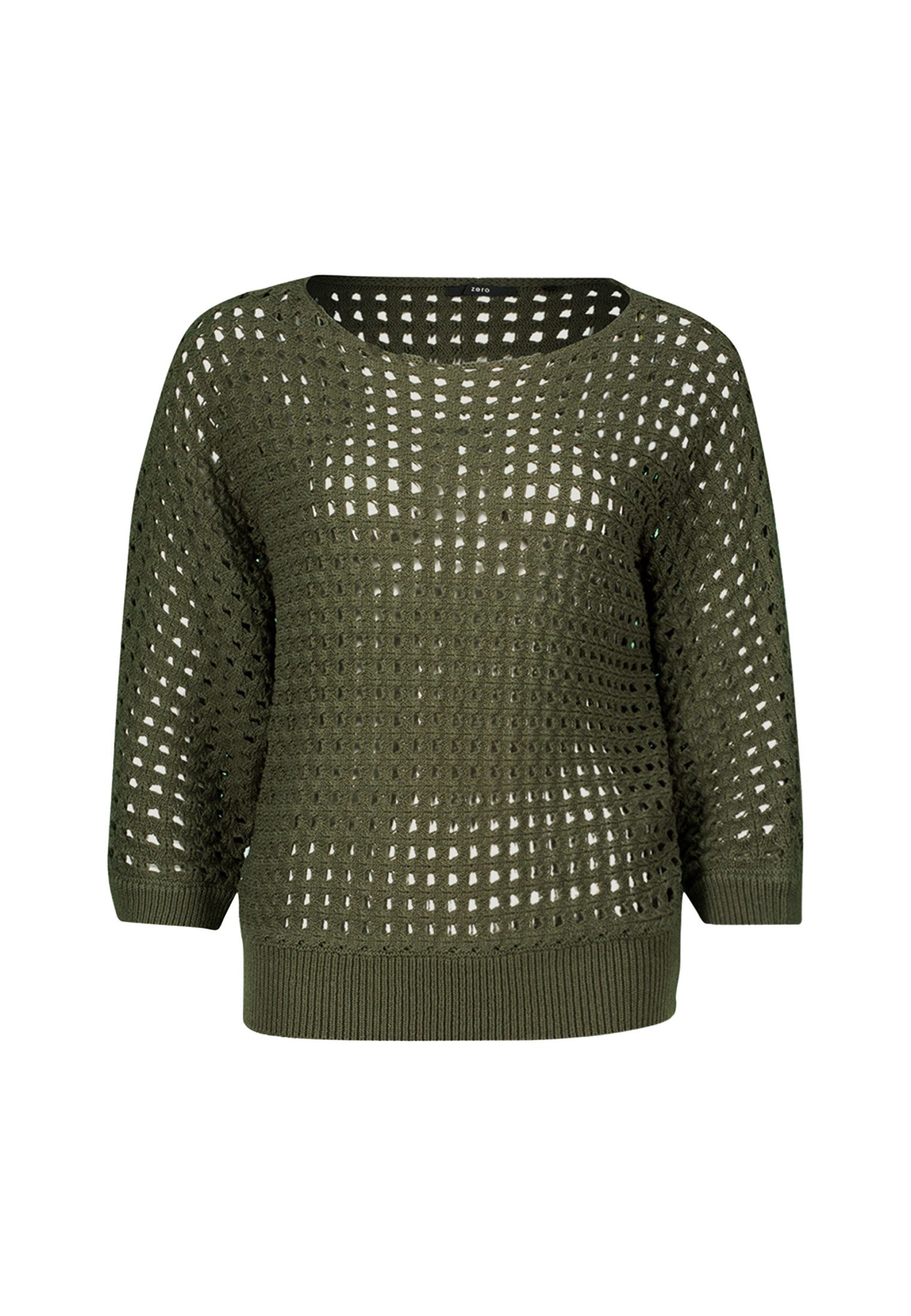 Zero Strickjacke "zero Damen Cardigan mit Knöpfen", Knopfleiste günstig online kaufen