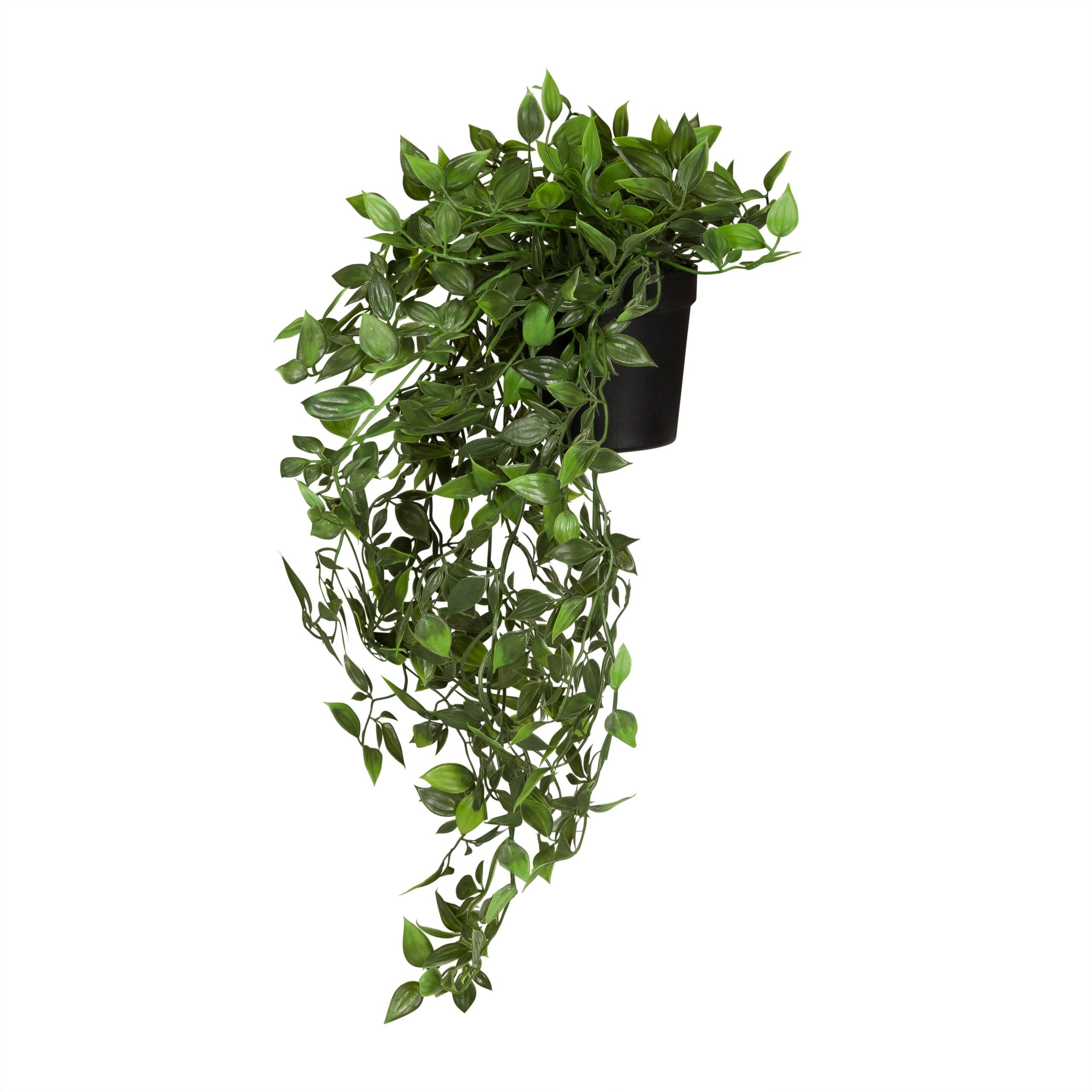 Kunstpflanze Epipremnum Climb Künstliche Pflanze im Topf Höhe Efeutute, hjh OFFICE, Höhe 20.0 cm, Künstliche Pflanze Hängepflanze Epipremnum, Efeutute im Topf