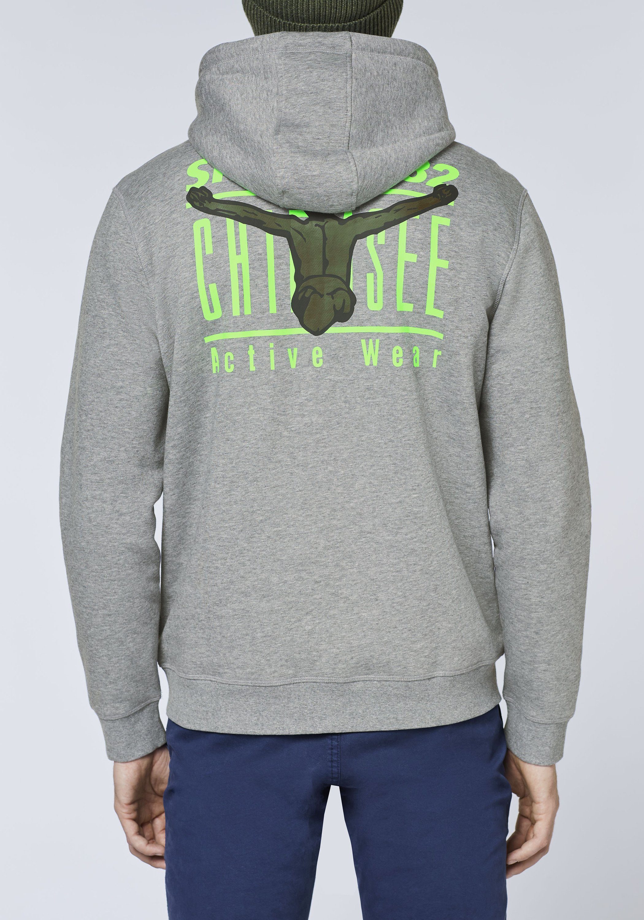 Chiemsee Sweatjacke Sweatjacke mit Kapuze und Jumper-Motiven 1