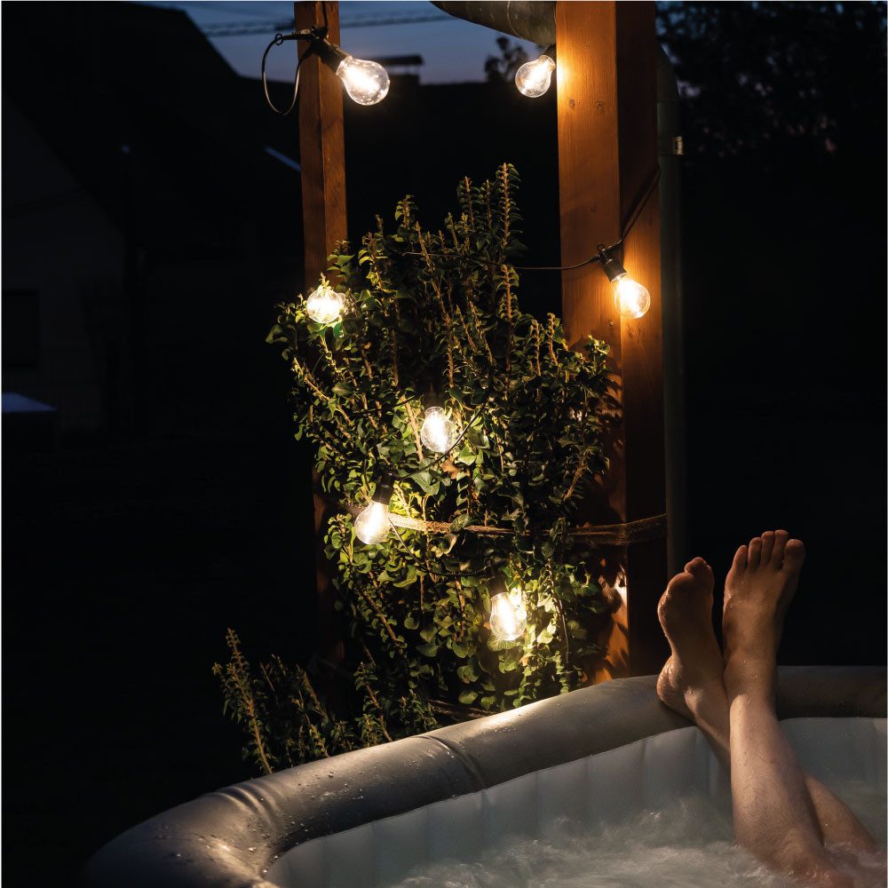 essentials Smart Home Solutions LED-Lichterkette 10m, 5m Zuleitung und 5m Lampen, verlängerbar
