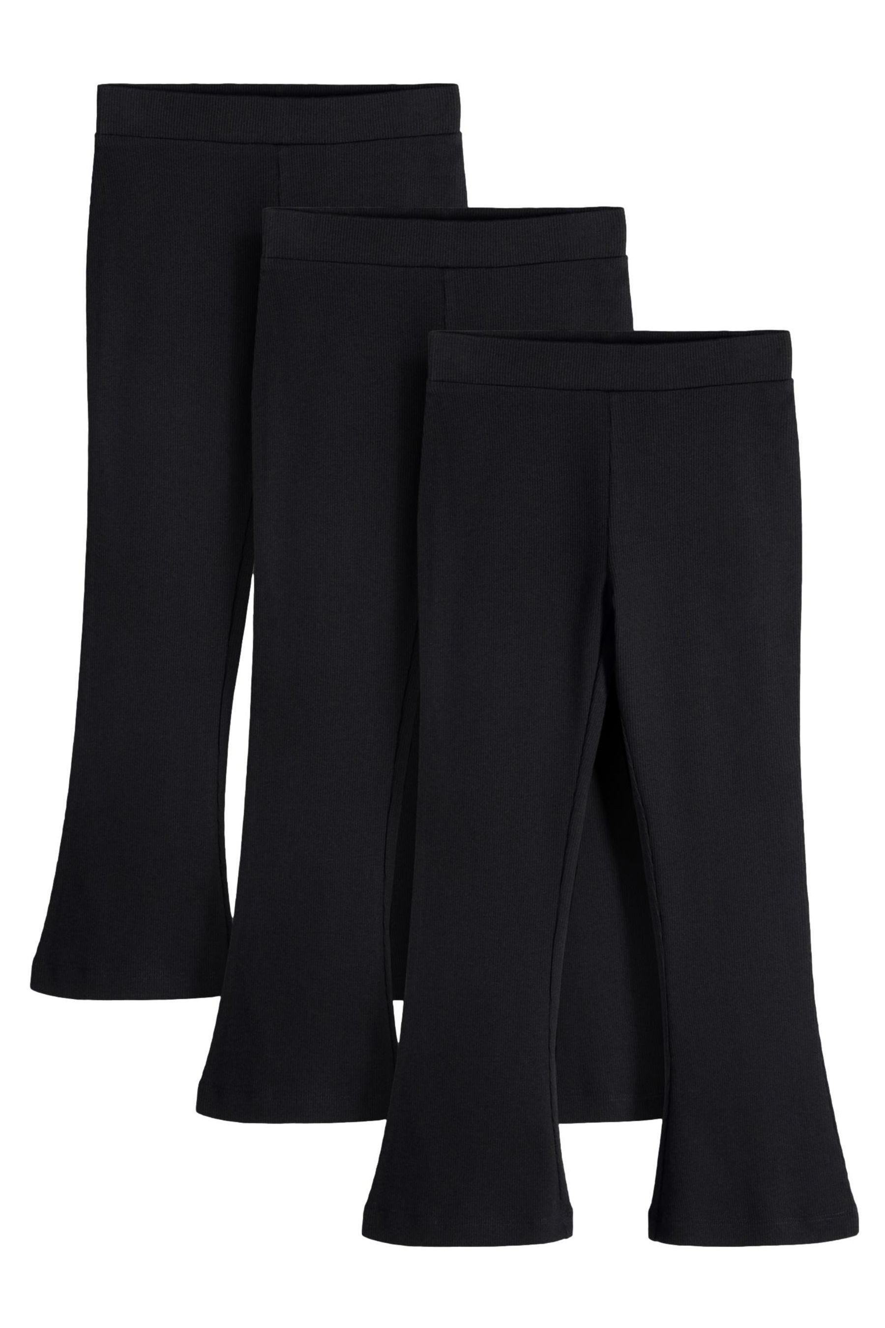 Leggings The Set Gerippte ausgestellte Leggings, 3er-Pack