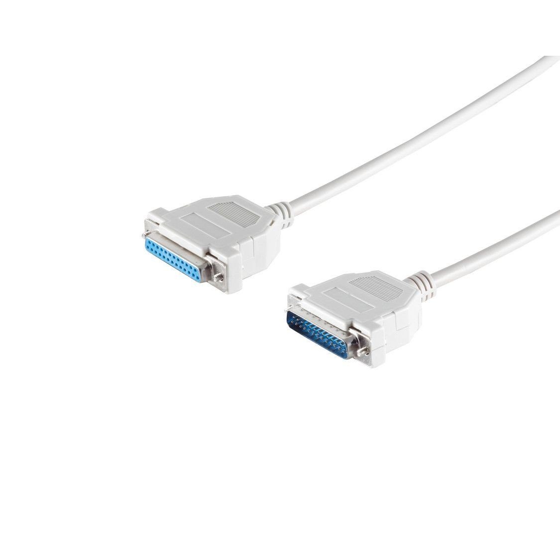 kabelbude »SUB-D Verlängerung, 25-pol. Sub D-Stecker auf 25-p« Computer- Kabel, (180 cm) online kaufen | OTTO