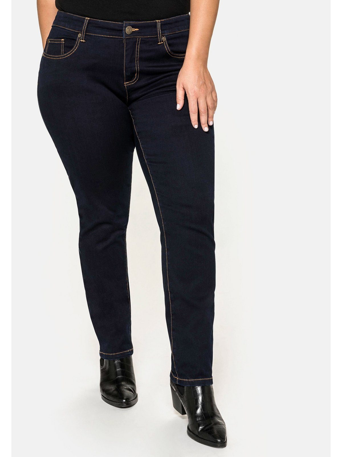Sheego Stretch-Jeans Große Größen im 5-Pocket-Stil