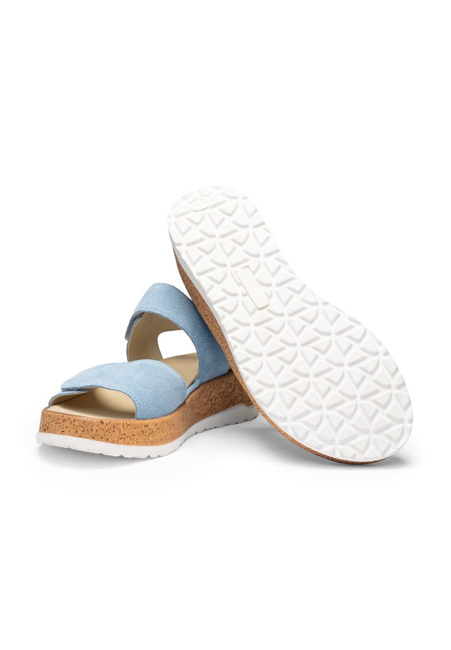 vitaform Damen Sandaletten Veloursleder Sandalette