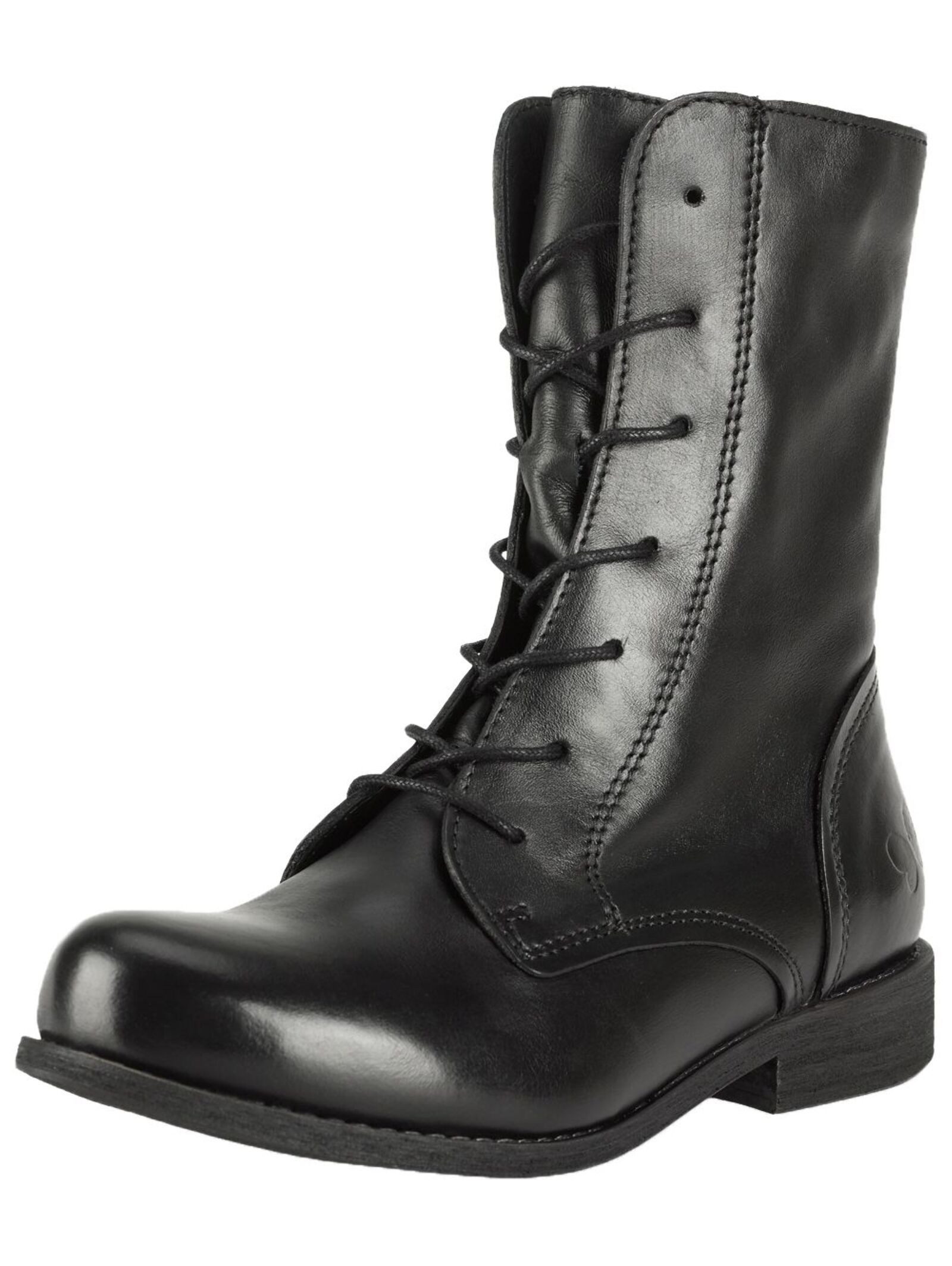 Felmini Wide Fit Stiefelette Leder Schnürstiefelette günstig online kaufen
