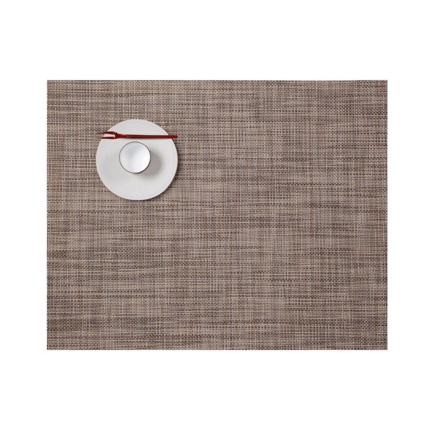 Chilewich Platzset Mini Basketweave Rectangle Soapstone, (1-St)