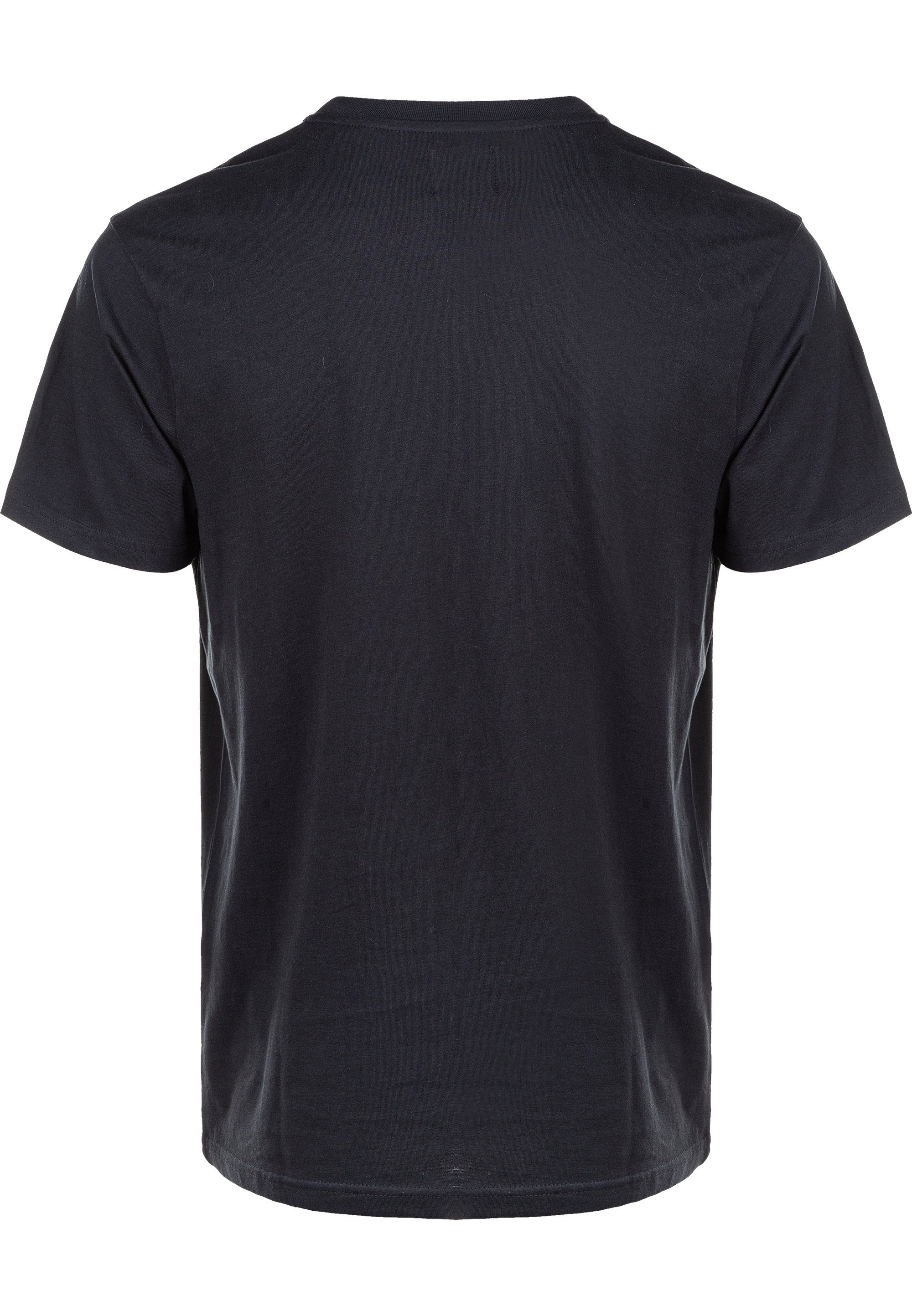 CRUZ T-Shirt reiner Highmore schwarz Baumwolle aus