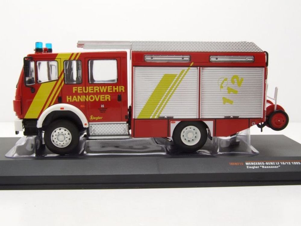 ixo Models Modellauto Mercedes LF 16/12 Ziegler Feuerwehr