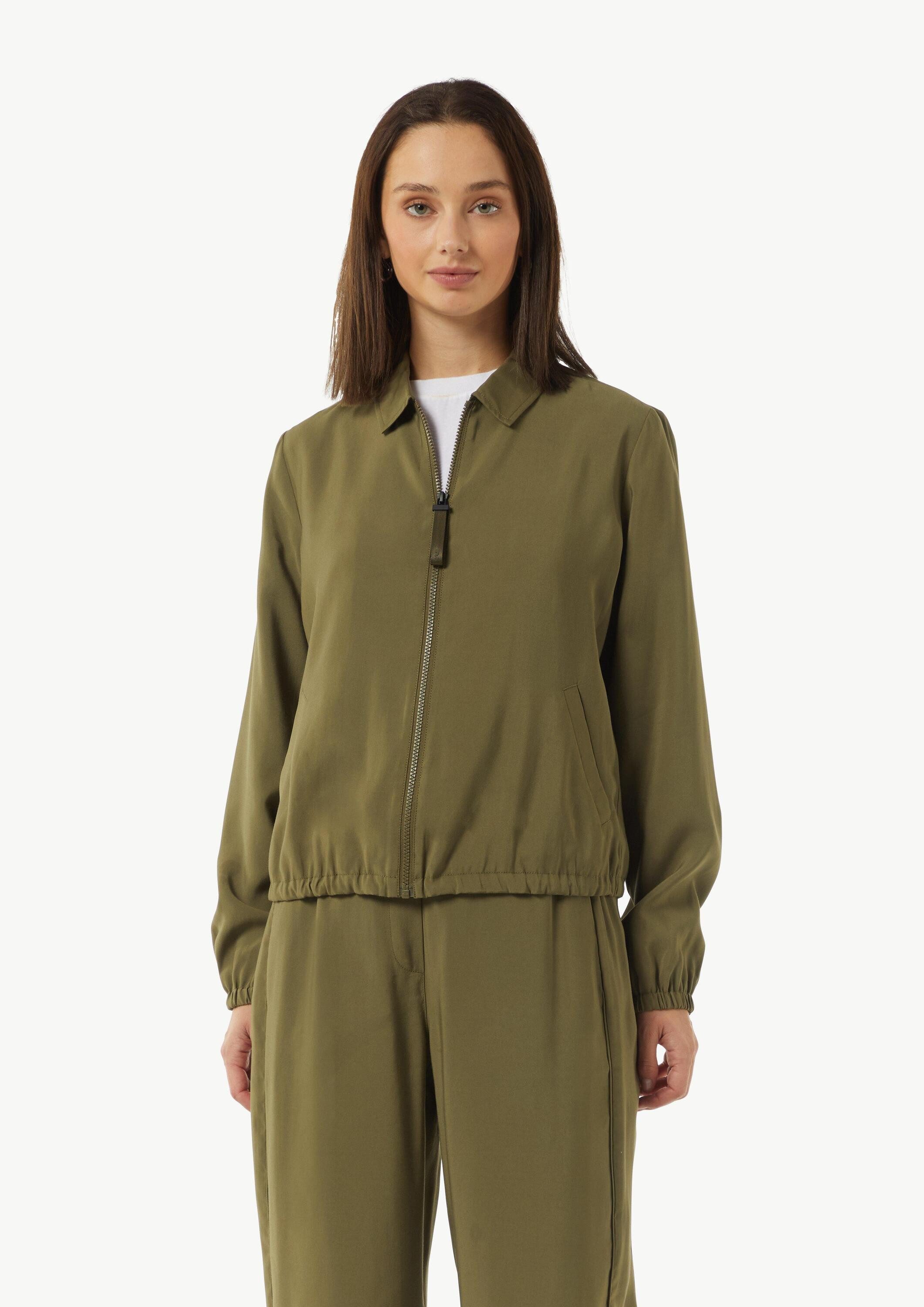 comma Funktionsjacke Indoor-Jacke Jacke mit Umlegekragen