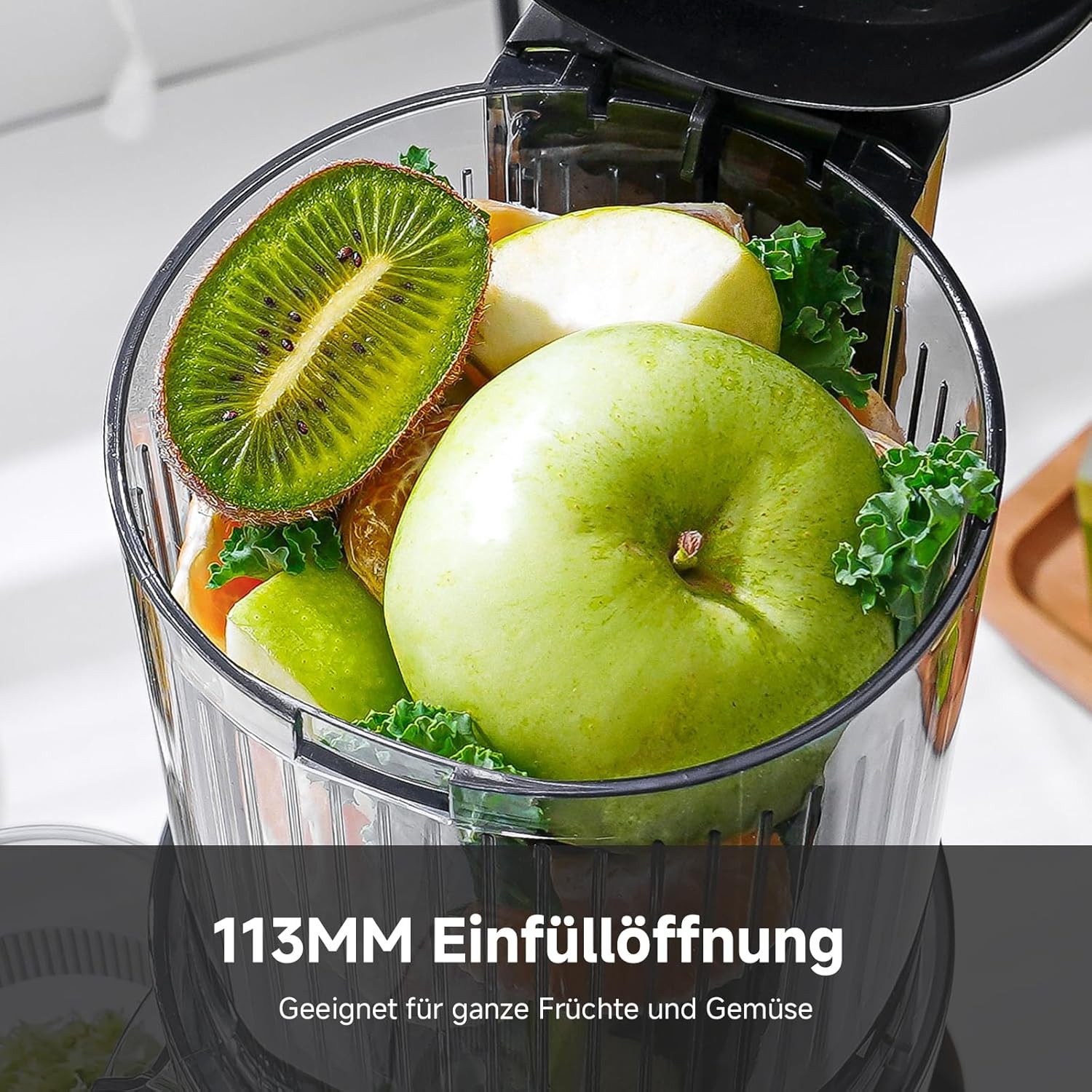 AMZCHEF Slow Juicer CE-ZM19OT02M-SV, 220 W