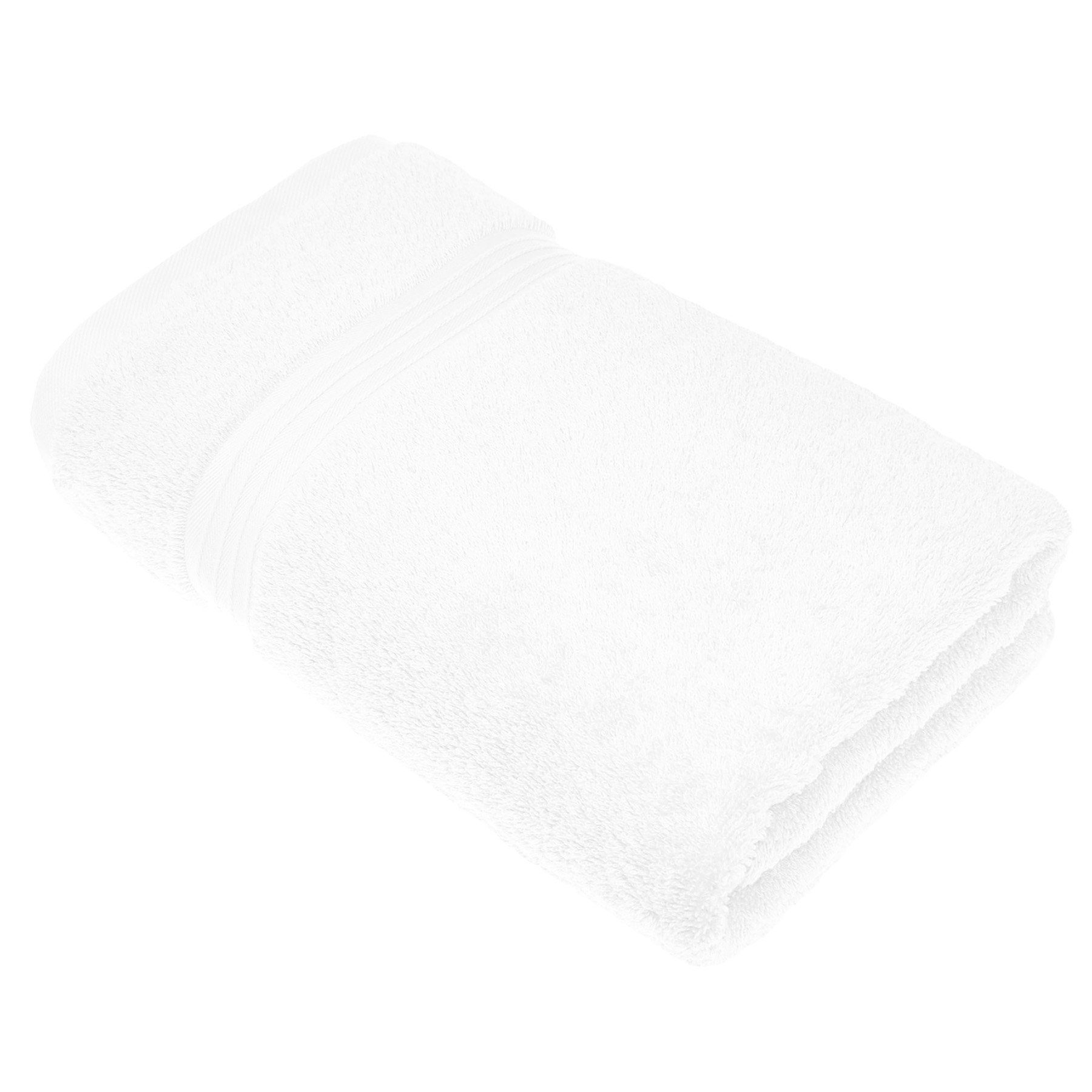 Frottee Linz, cm Duschtuch Lashuma Frottee Handtuch Baumwolle 70x140 (1-St), weiß aus