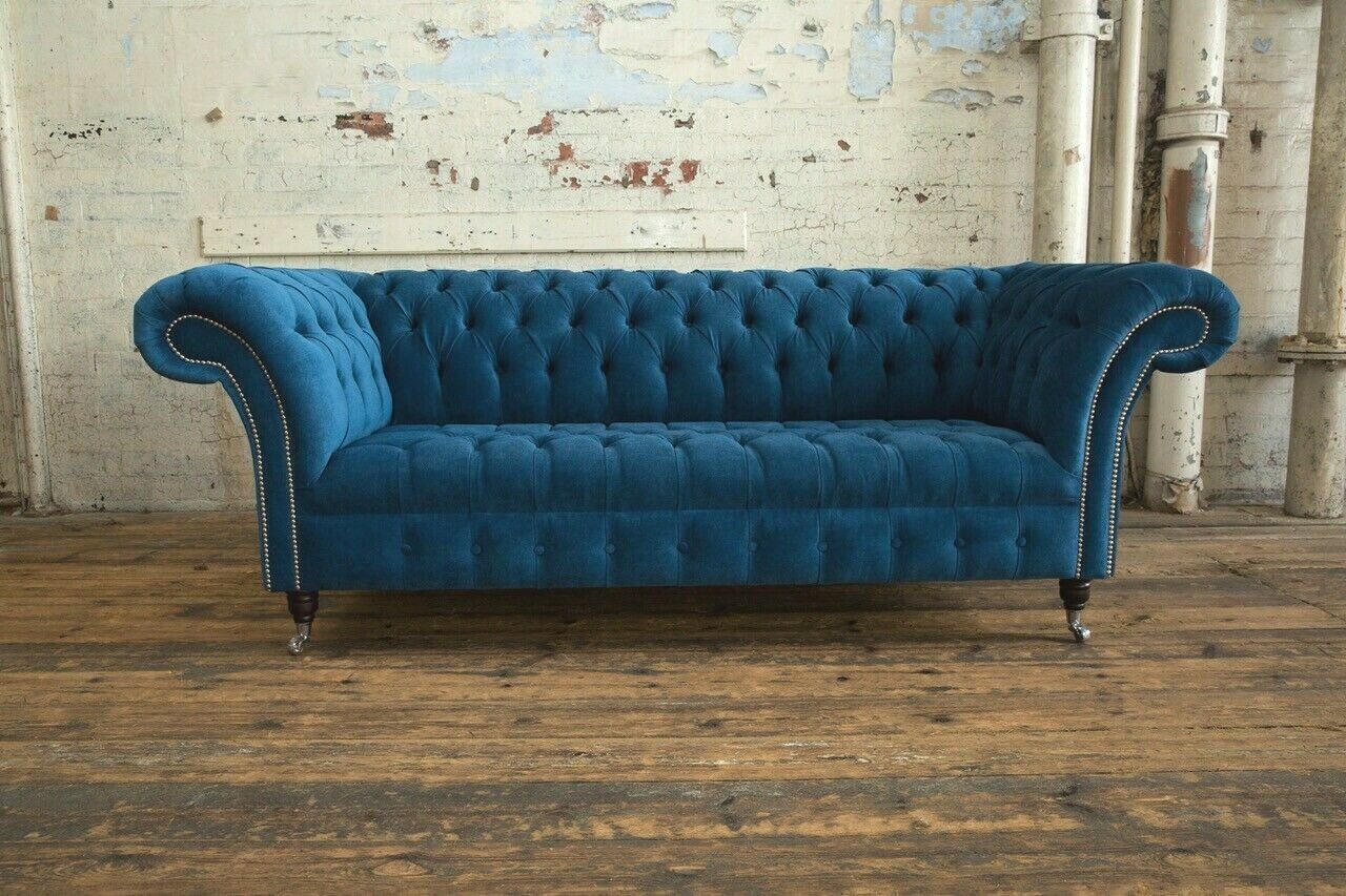 Couch Design cm Sofa Sitzer JVmoebel Sofa Chesterfield 225 3 Chesterfield-Sofa,
