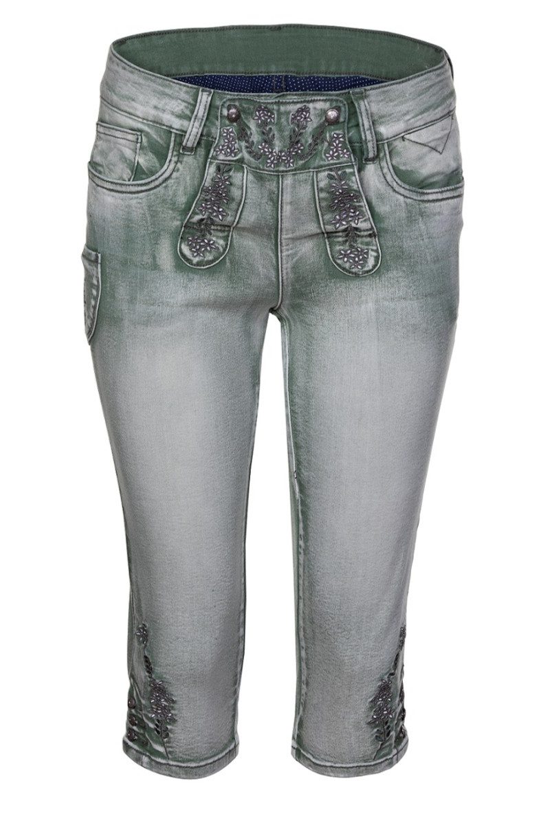 MarJo Trachtenjeans Trachtenjeans Damen - DENISE KB - pastellgrün