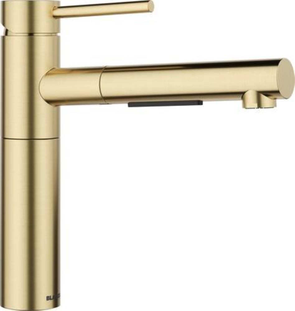 Blanco Küchenarmatur ALTA-S II, Küchenarmatur, Hochdruck, satin gold 527554 Schlauchbrause