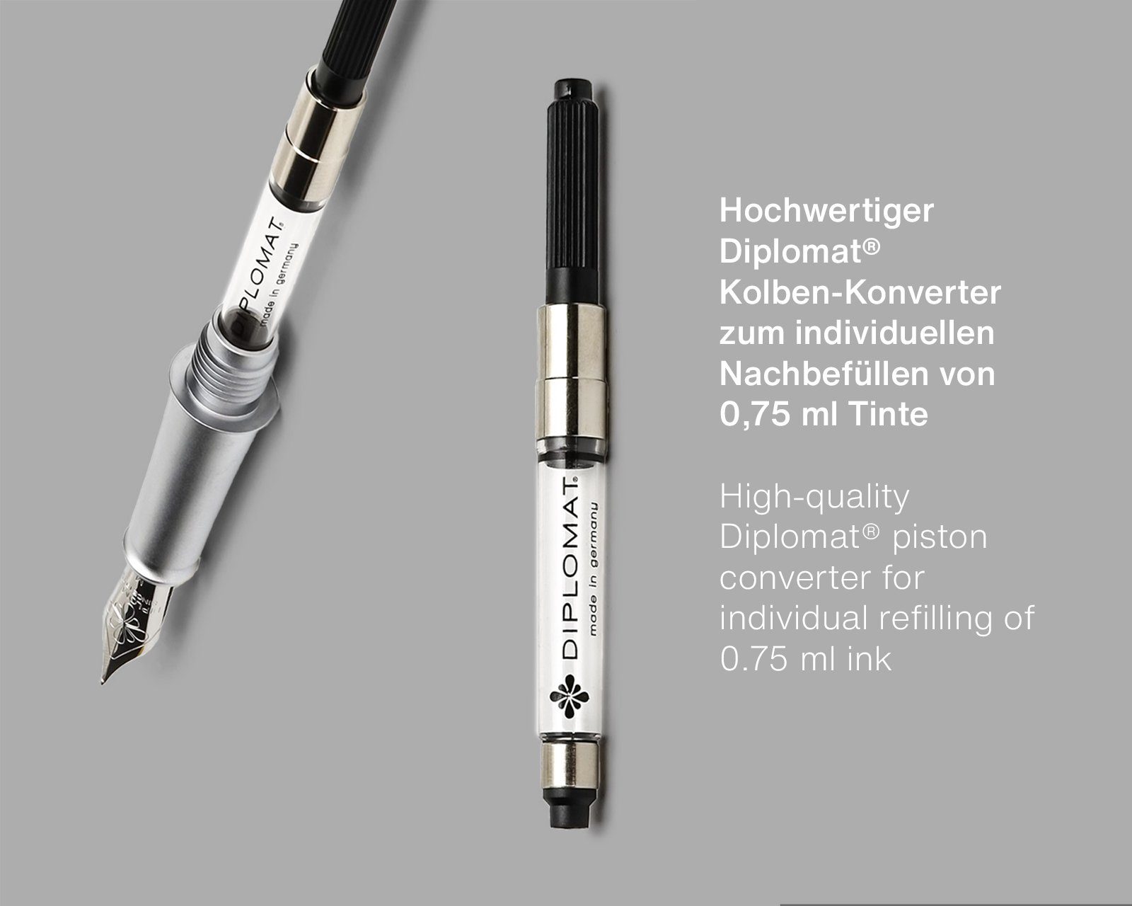 DIPLOMAT Füllhalter Füllhalter Diplomat Excellence A2 Marrakesh vergoldet Wenge-Holz, (Komplett-Set mit Tintenkonverter, Schreibtinte Königsblau von Octopus Fluids und Wenge Holzetui), MADE IN GERMANY