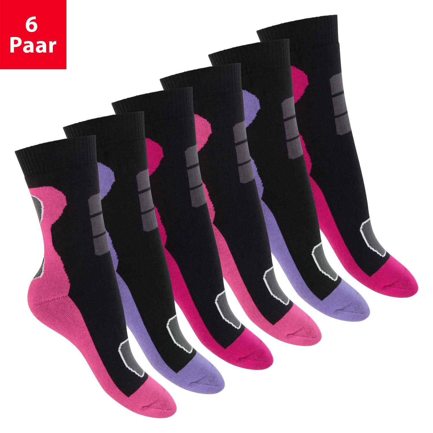 Footstar Thermosocken Damen Wintersocken (6 Paar) Warme Vollfrottee Thermo günstig online kaufen