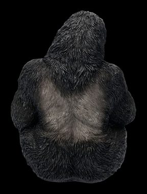 Figuren Shop GmbH Tierfigur Gorilla Figur zeigt Mittelfinger - Gone Wild - Affe Tierfigur Dekoration