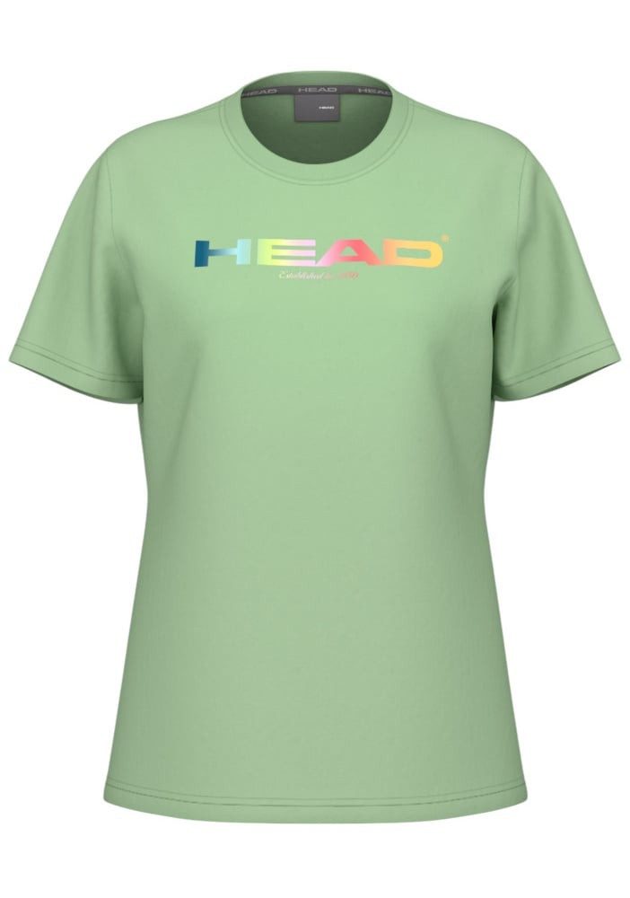 Head T-Shirt Rainbow (Mischgewebe) 2025 grün Damen
