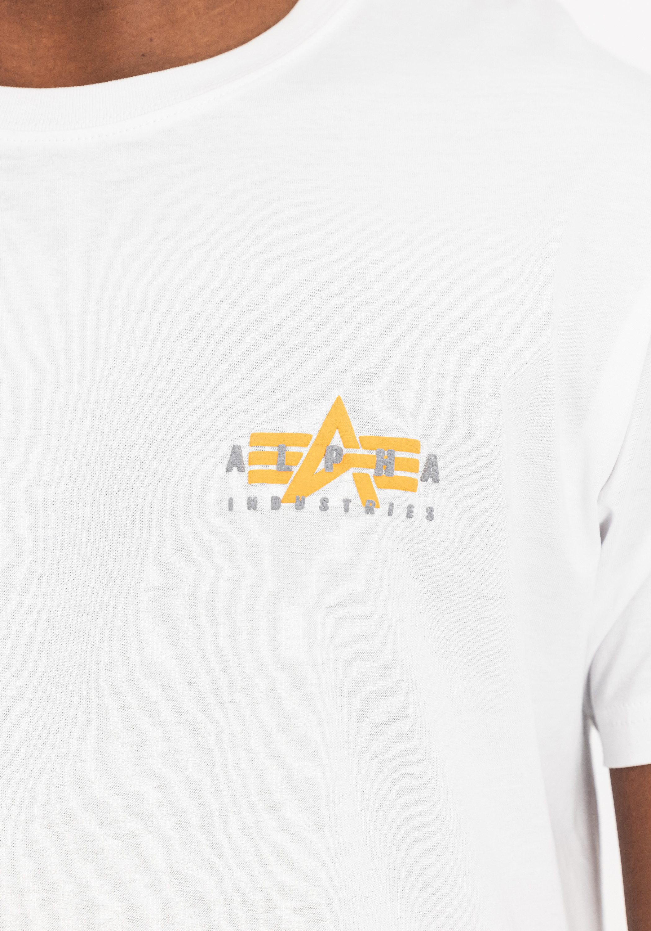 Alpha Industries T-Shirt Puff Print Logo Backprint T-Shirt