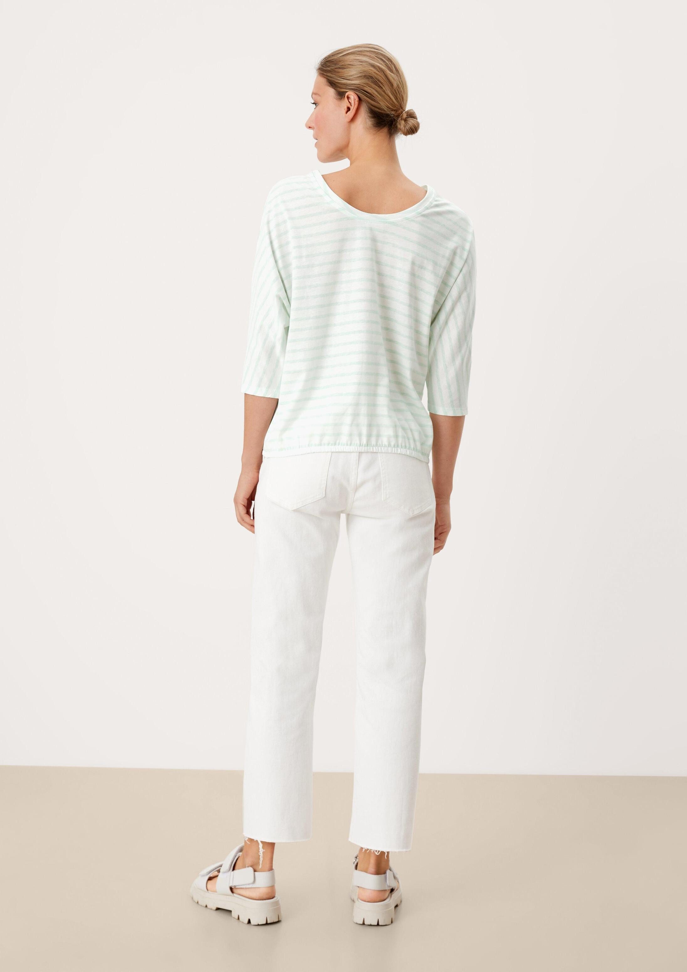 s.Oliver 3/4-Arm-Shirt T-Shirt 3/4-Shirt im Streifendesign